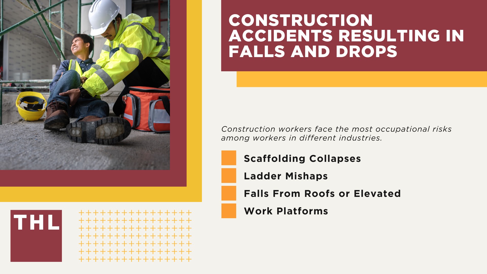 Construction Accidents Resulting in Falls and Drops