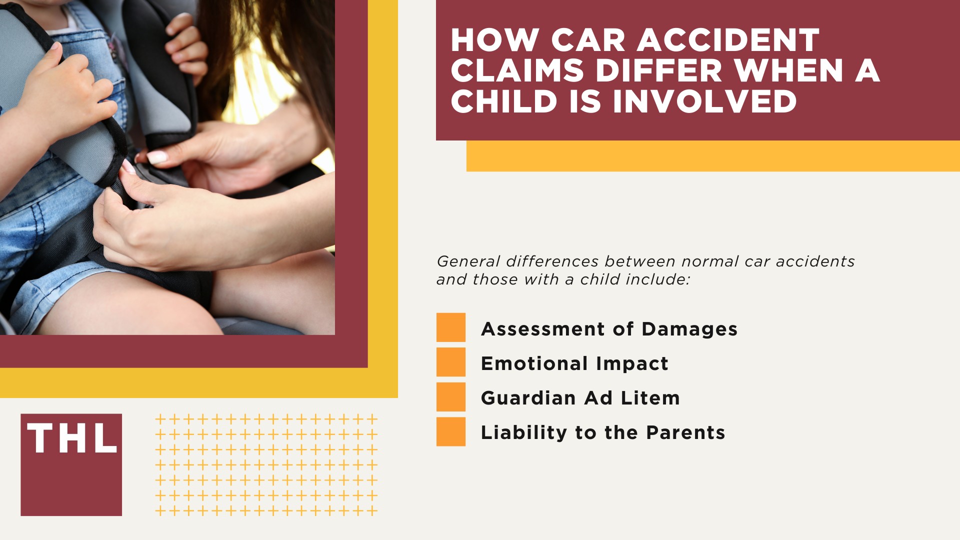 The Long-Term Impact of Car Accident Injuries; Keeping Your Child Safe in the Car; What To Do With a Car Seat After an Accident; Challenges in a Car Accident Involving a Child; How Car Accident Claims Differ When a Child Is Involved