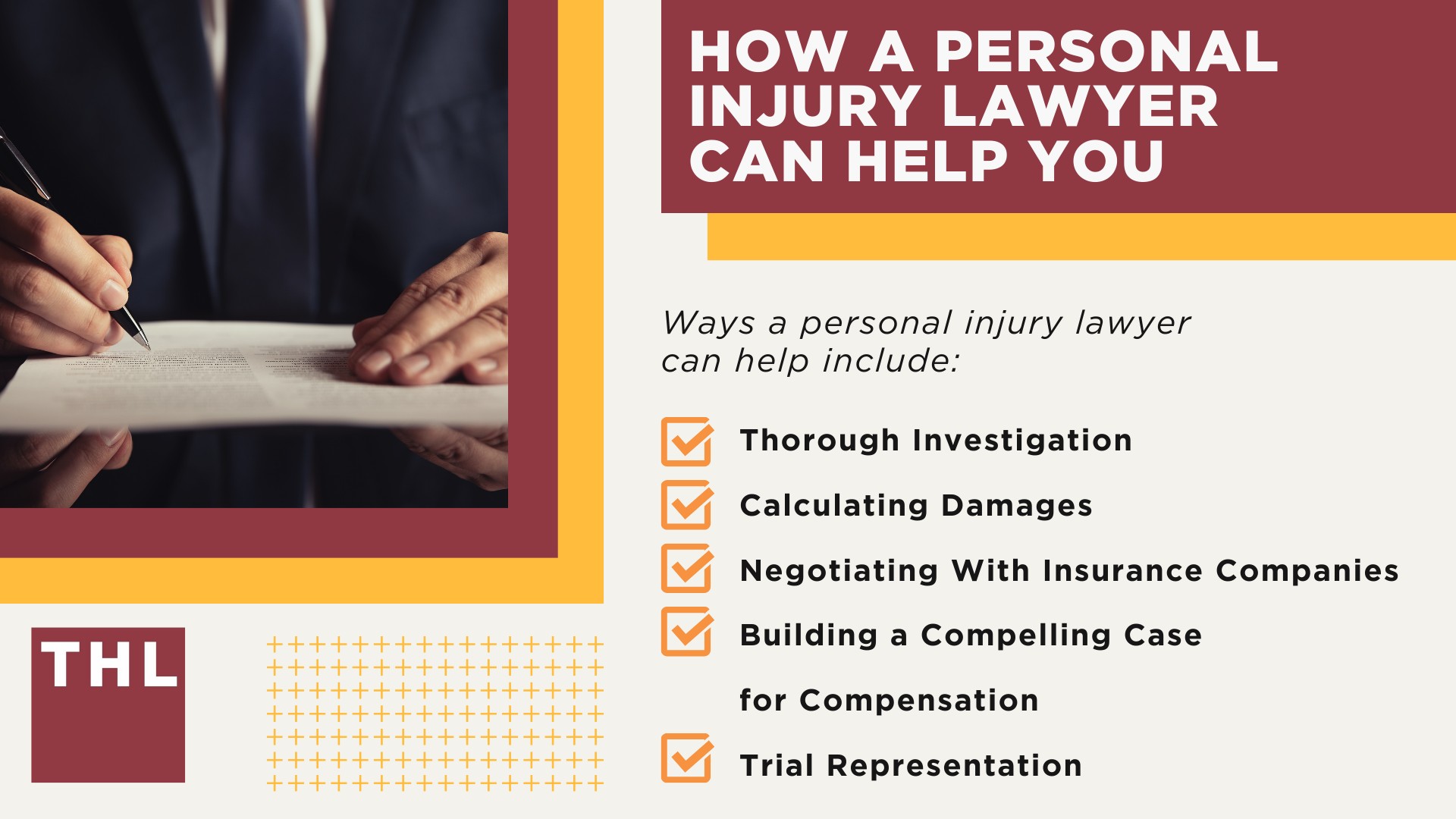 Initial Considerations When You Hire a Personal Injury Lawyer; Questions To Ask When You Hire a Personal Injury Lawyer; The Different Personal Injury Cases Handled by a Personal Injury Lawyer; How a Personal Injury Lawyer Can Help You