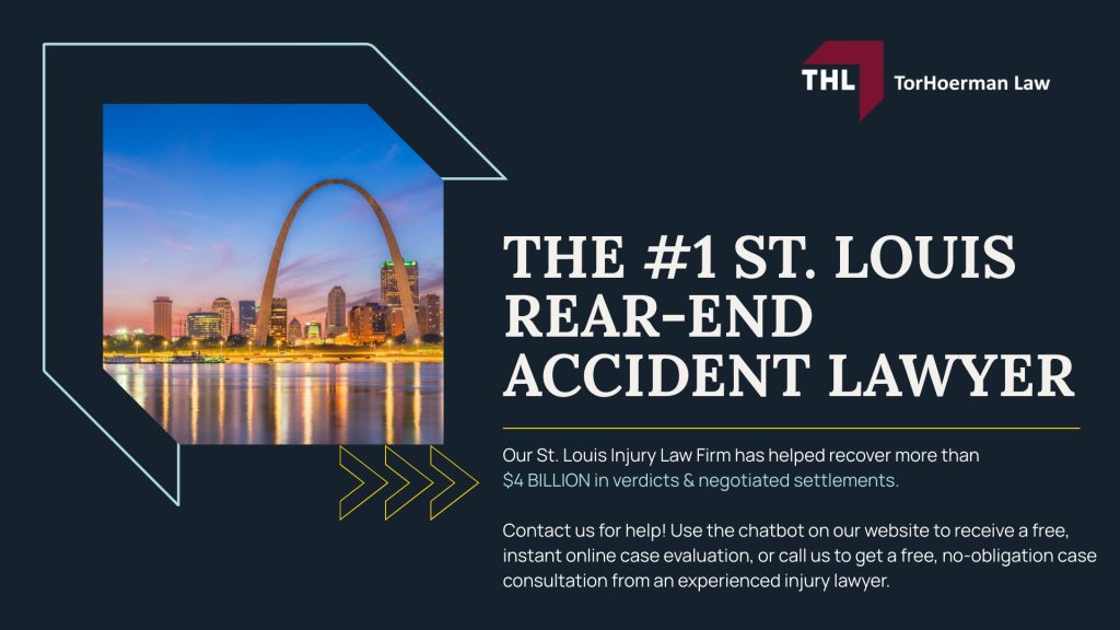 St. Louis Rear End Accident Lawyer; Understanding Rear-End Accidents; How Common Are Rear-End Car Accidents; What Are the Fatal and Common Injuries in a Rear-End Collision; The Complexities of Rear-End Accident Claims; The Importance of Competent Legal Counsel; The Process of Working With a Car Accident Lawyer; What Evidence You Should Have on Hand; TorHoerman Law_ Speak With Our St. Louis Car Accident Lawyer