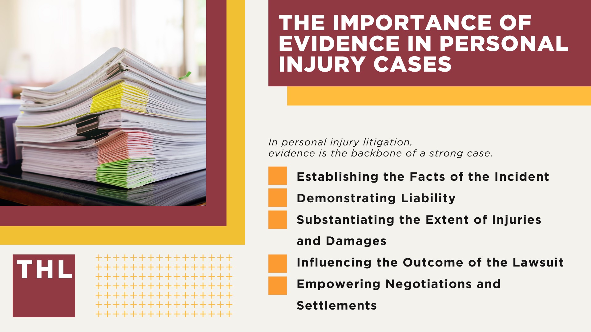 The Importance of Evidence in Personal Injury Cases