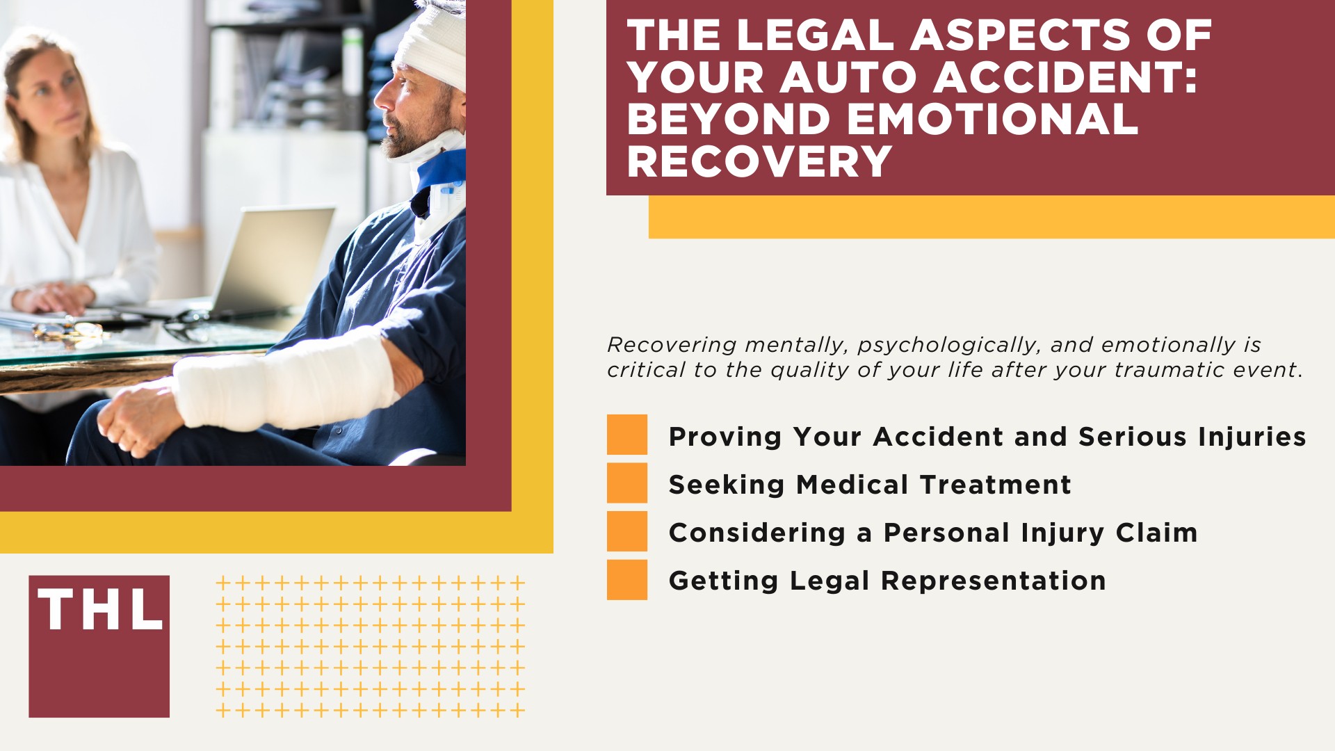 What You Might Experience After a Car Accident; Coping With Post-Traumatic Stress Disorder and Post-Accident Trauma; The Legal Aspects of Your Auto Accident_ Beyond Emotional Recovery