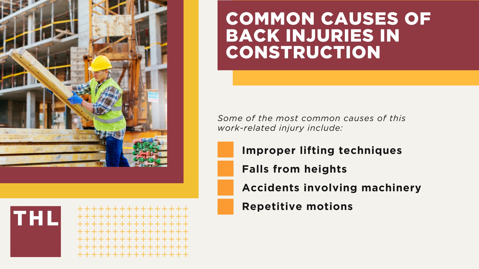Common Causes of Back Injuries in Construction