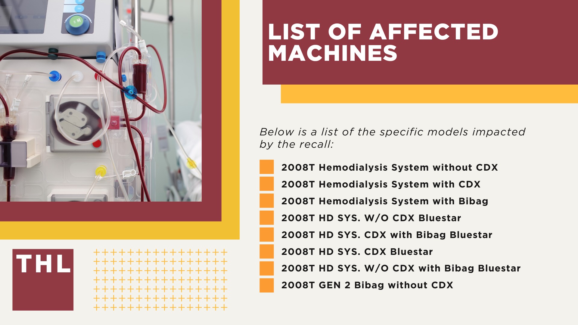 Fresenius Medical Care Dialysis Machines Recall; Steps to Take if You Have Been Affected; List of Affected Machines