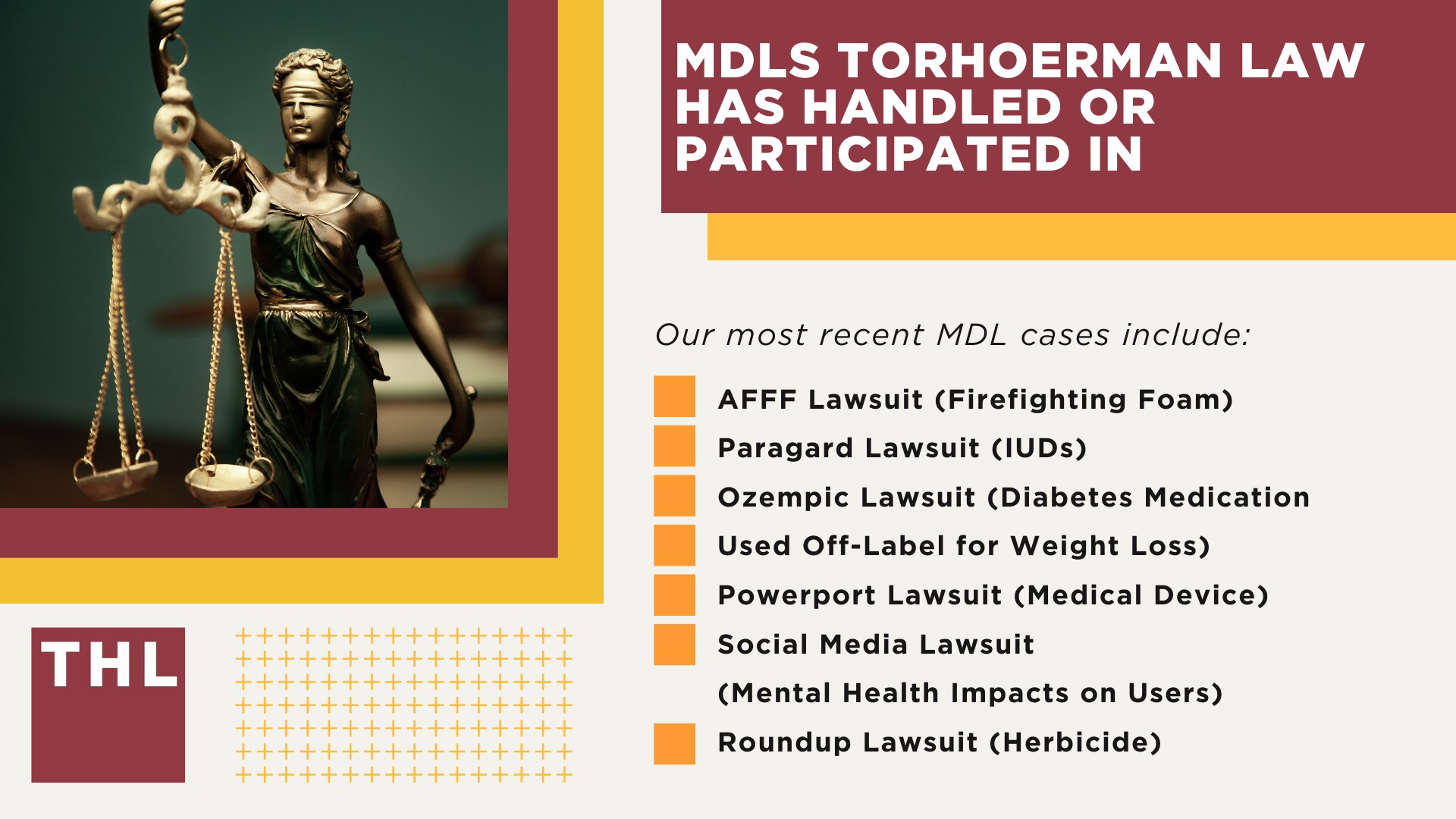 MDLs TorHoerman Law Has Handled or Participated In