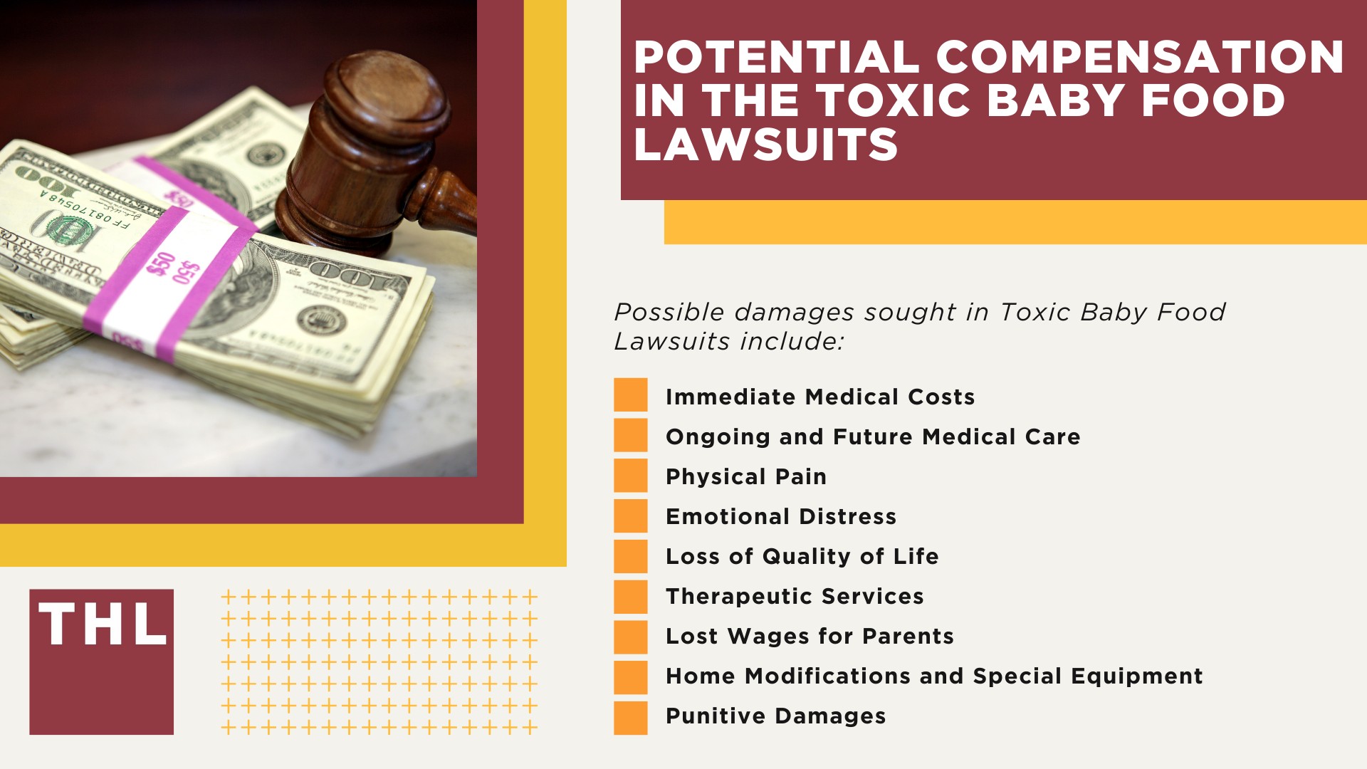 Heavy Metals in Baby Food Products_ A Serious Public Health Concern; What Baby Foods Were Found to Contain Heavy Metals; Link Between Heavy Metals in Baby Food and Health Issues; About the Toxic Baby Food Lawsuits; Claims in the Baby Food Autism Lawsuits; Potential Compensation in the Toxic Baby Food Lawsuits