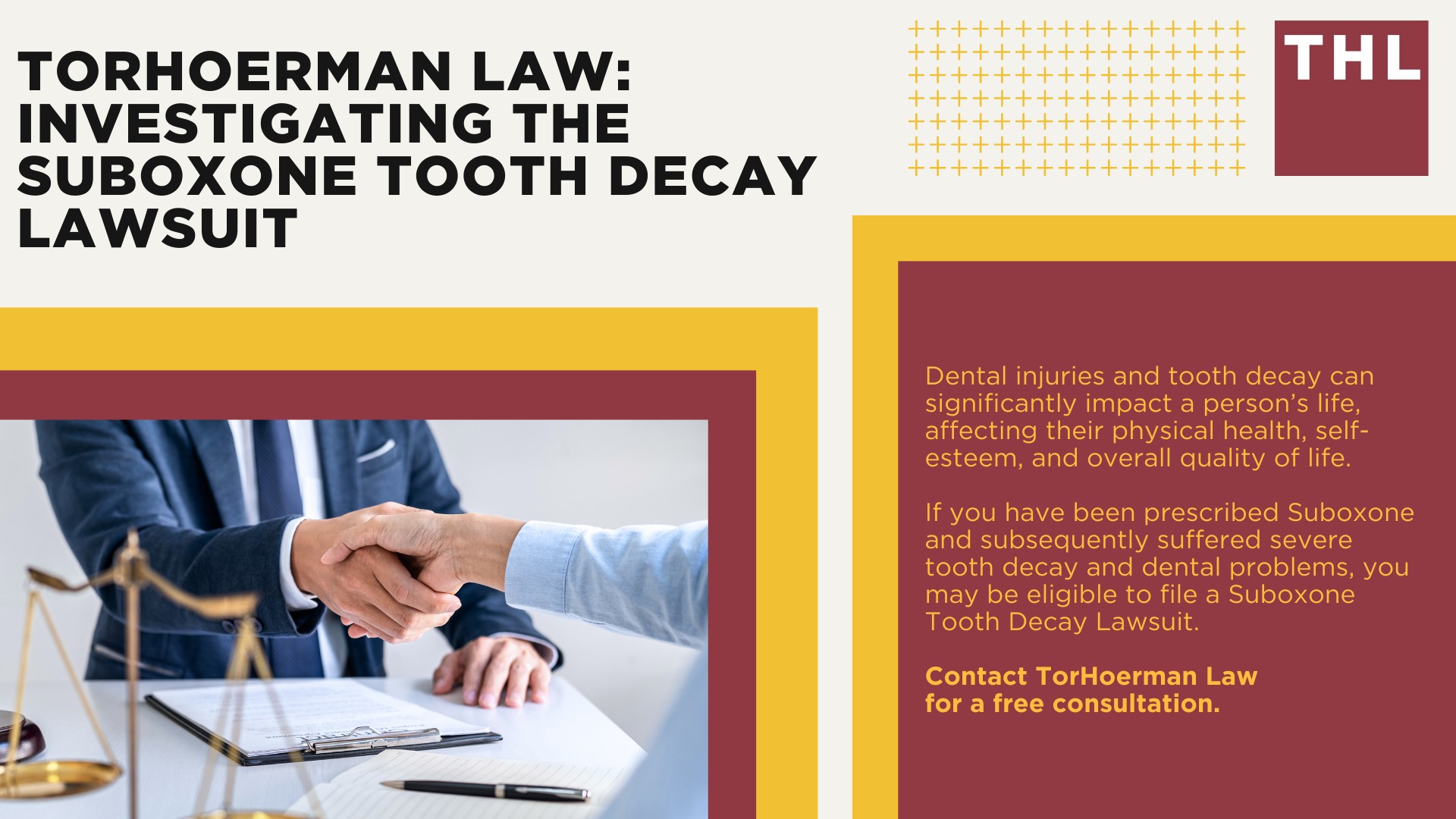 Suboxone Linked to Severe Dental Health Issues_ Tooth Decay, Oral Infections & More; Suboxone Tooth Decay Lawsuits Filed in Federal Court; TorHoerman Law_ Investigating the Suboxone Tooth Decay Lawsuit