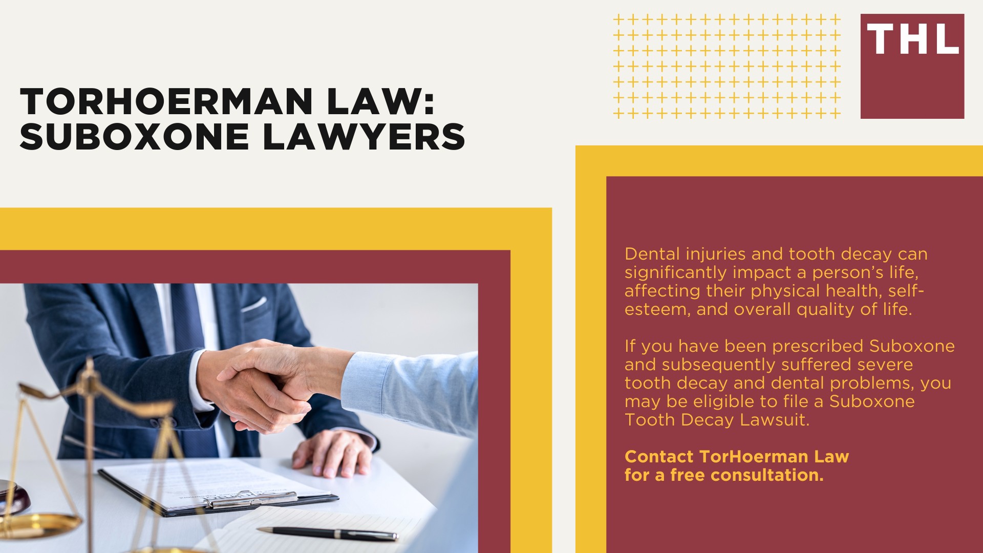 Factors Affecting the Filing of Suboxone Tooth Decay Lawsuits; A General Overview of the Suboxone Tooth Decay Lawsuits; Dental Problems Suffered by Suboxone Users; Do You Qualify to File a Suboxone Tooth Decay Lawsuit; TorHoerman Law_ Suboxone Lawyers