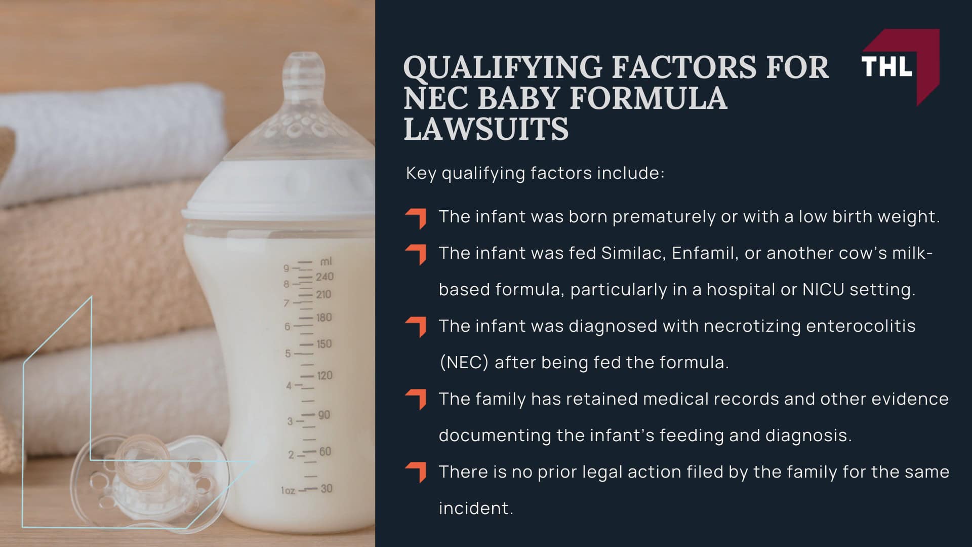 Qualifying Factors for NEC Baby Formula Lawsuits
