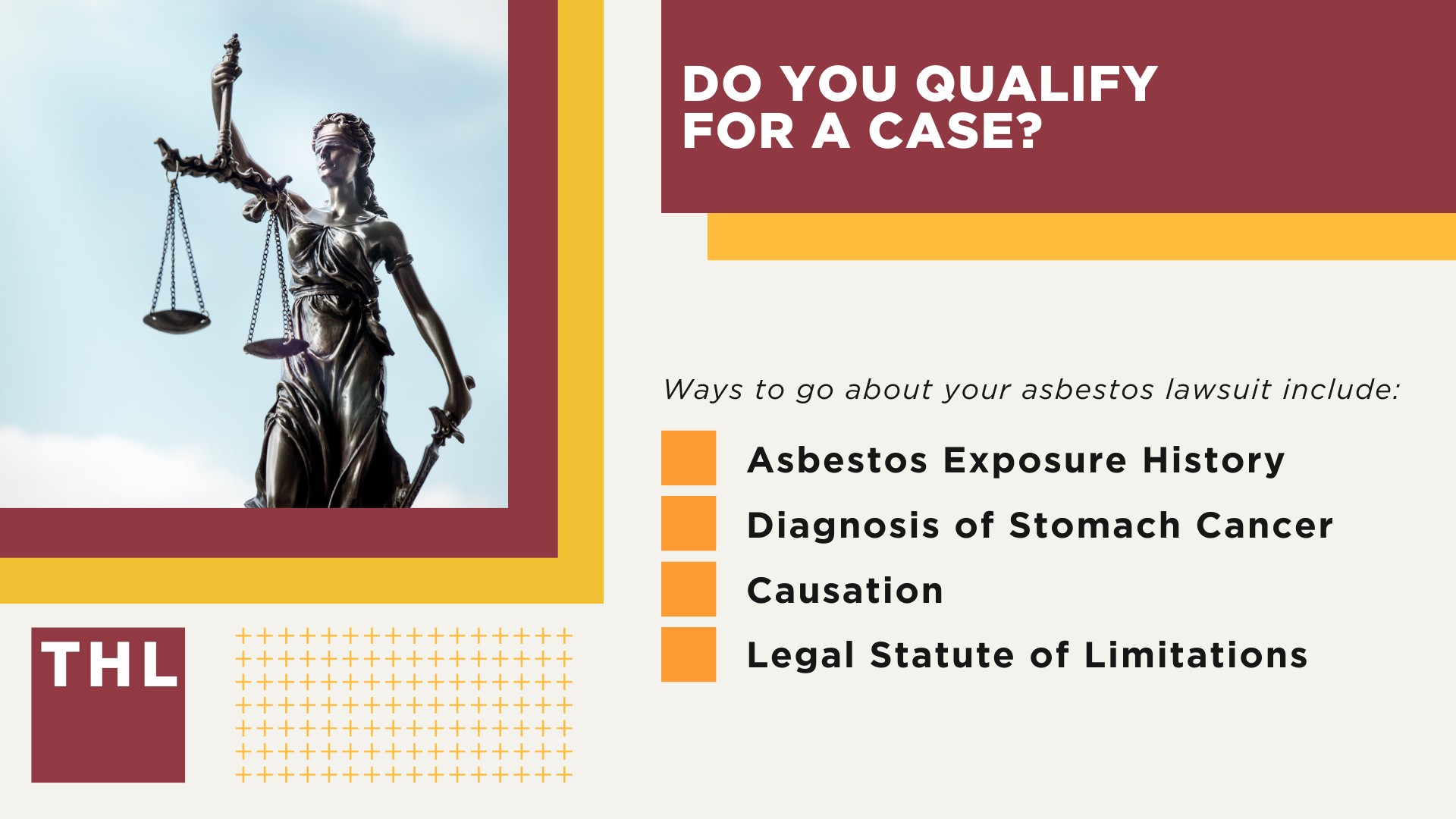 What You Need To Know About Asbestos Exposure; Asbestos and Gastrointestinal Cancer; Treatment and Recovery for Stomach Cancer Patients; Filing an Asbestos Lawsuit; Do You Qualify for a Case
