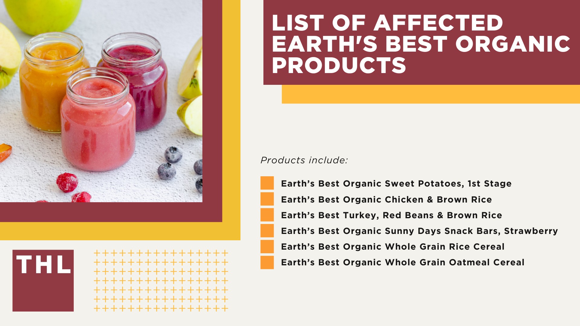 Investigative Findings on Earth's Best Organic Products; List of Affected Earth's Best Organic Products