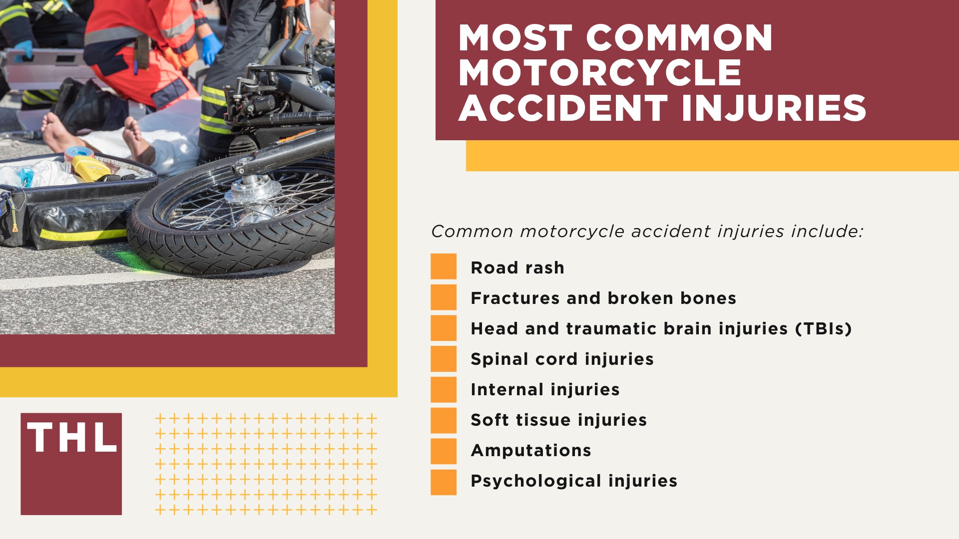 Most Common Motorcycle Accident Injuries