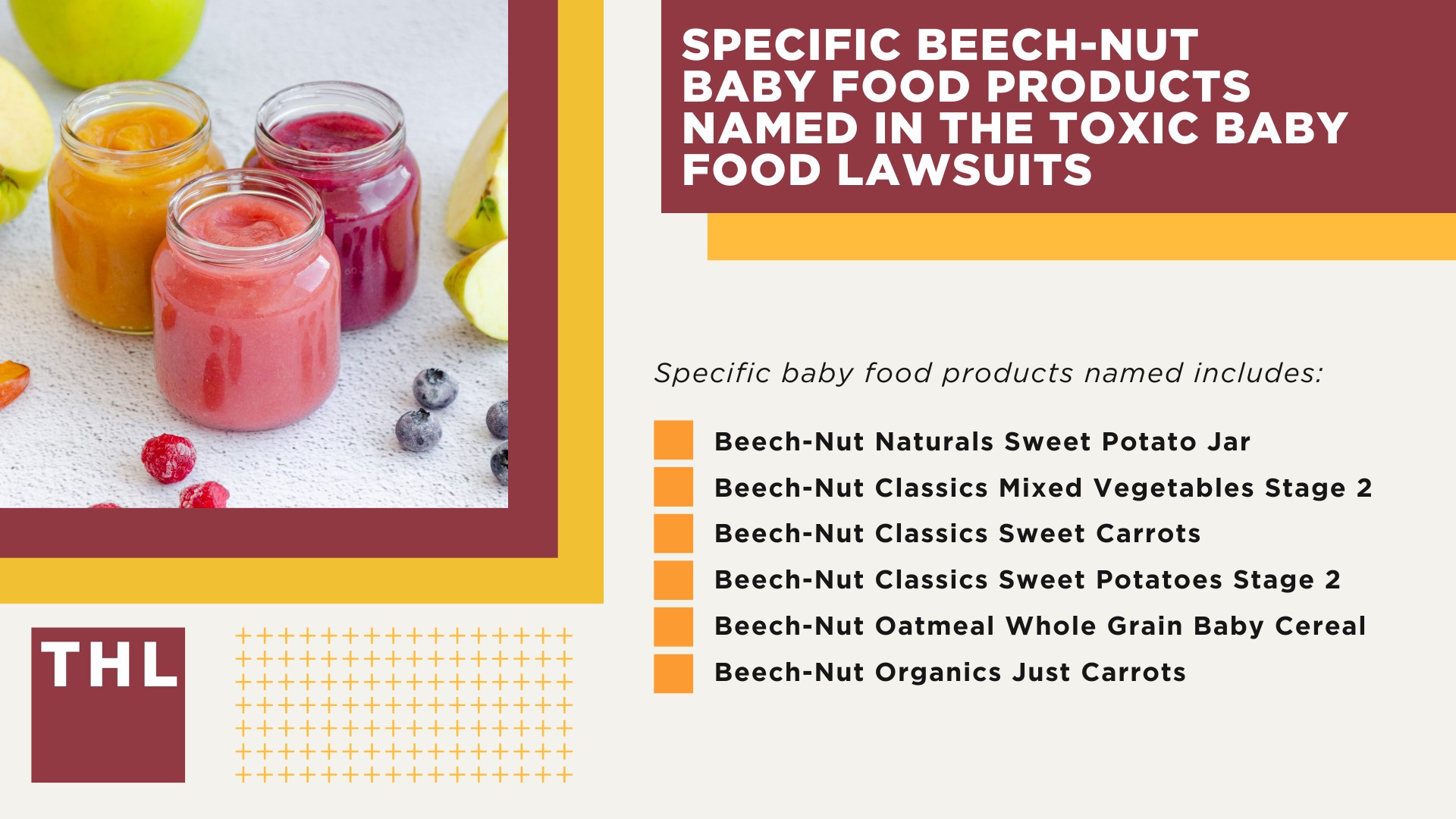 Specific Beech-Nut Baby Food Products Named in the Toxic Baby Food Lawsuits