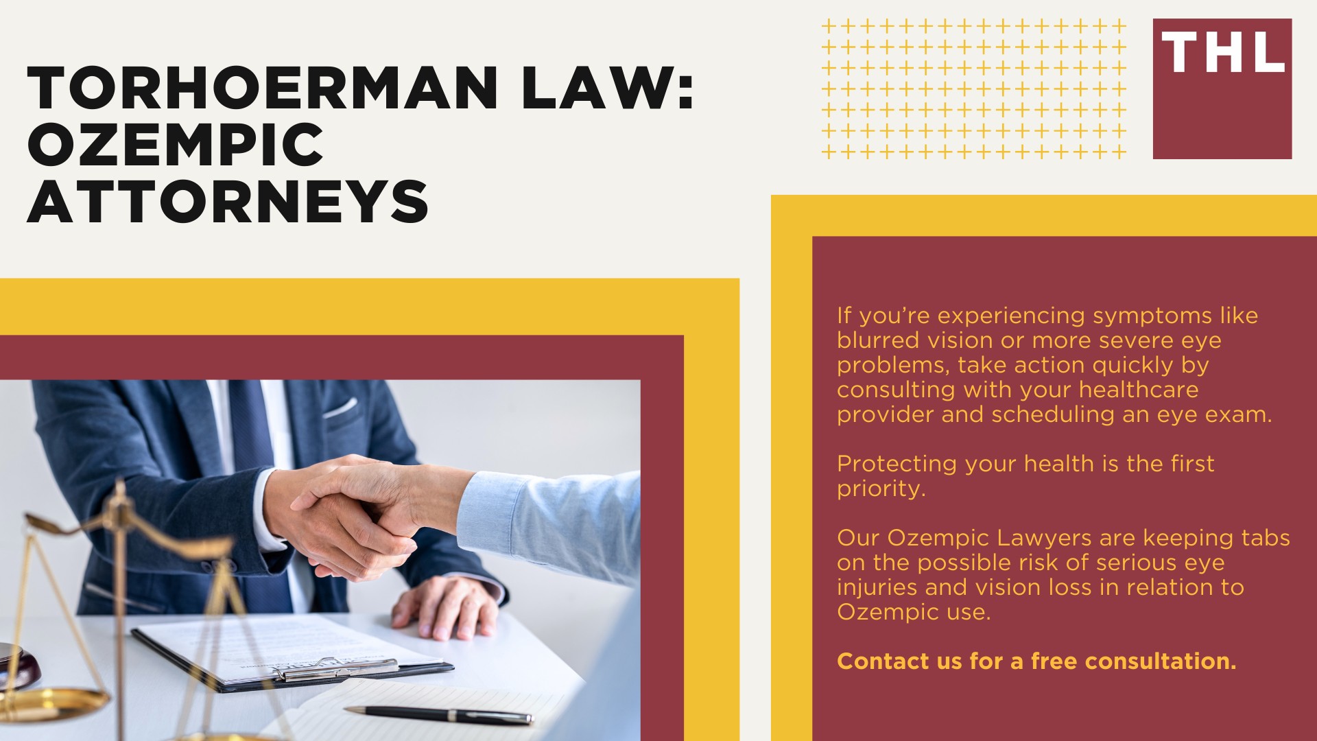 The Link Between Ozempic and Vision Problems; Ozempic and Wegovy Vision Loss Lawsuits; What To Do If You Suspect Vision Loss Due to Ozempic and Other Semaglutide Drugs; TorHoerman Law_ Ozempic Attorneys