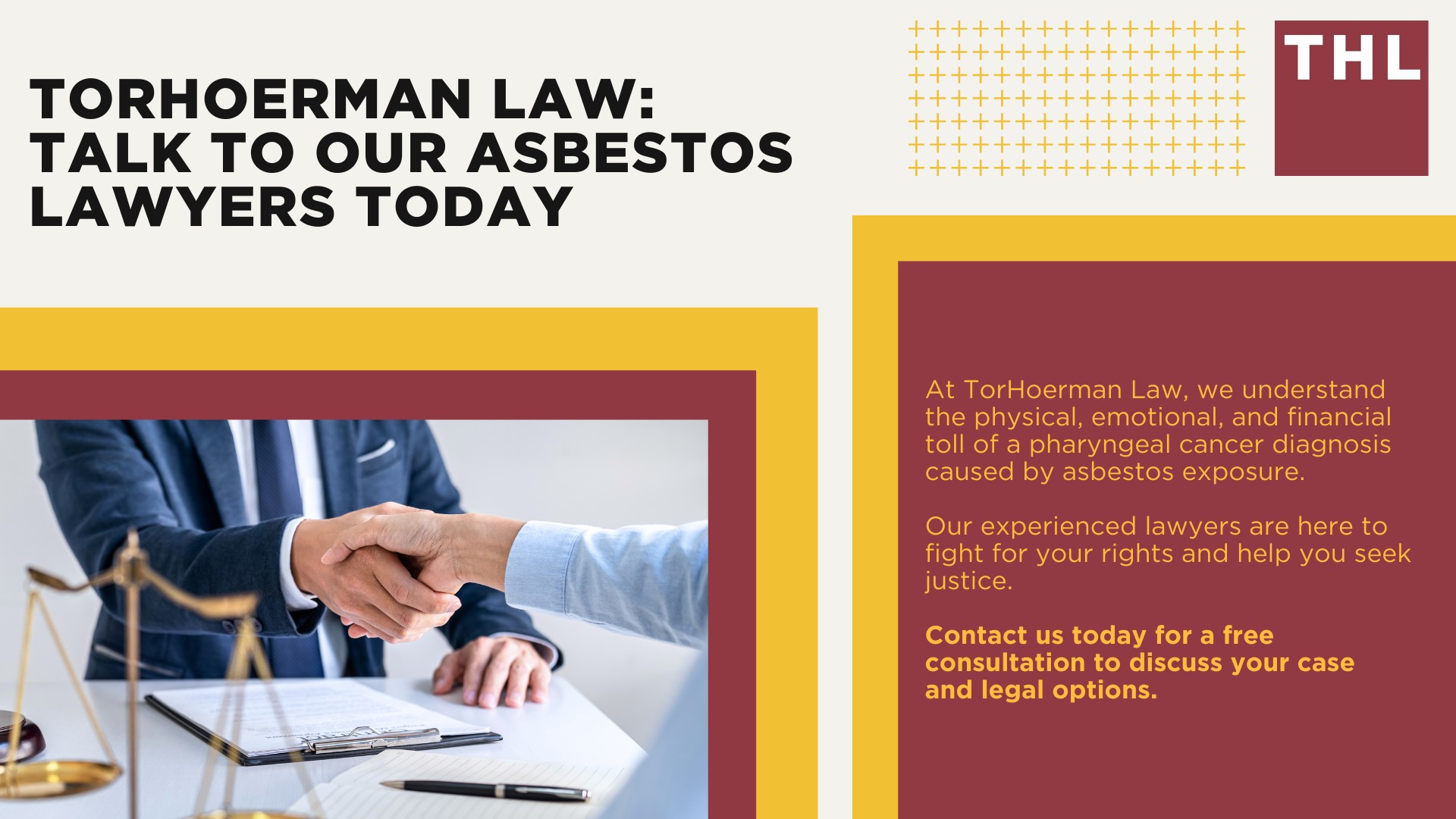 What Is Asbestos and Why Was It So Extensively Used; How Asbestos Exposure Might Lead to Pharyngeal Cancer; Identifying Asbestos-Related Pharyngeal Cancer; How Throat Cancers Affect the Victim's Life; Filing an Asbestos Lawsuit; Important Evidence You Should Have When Filing a Case; TorHoerman Law_ Talk to Our Asbestos Lawyers Today
