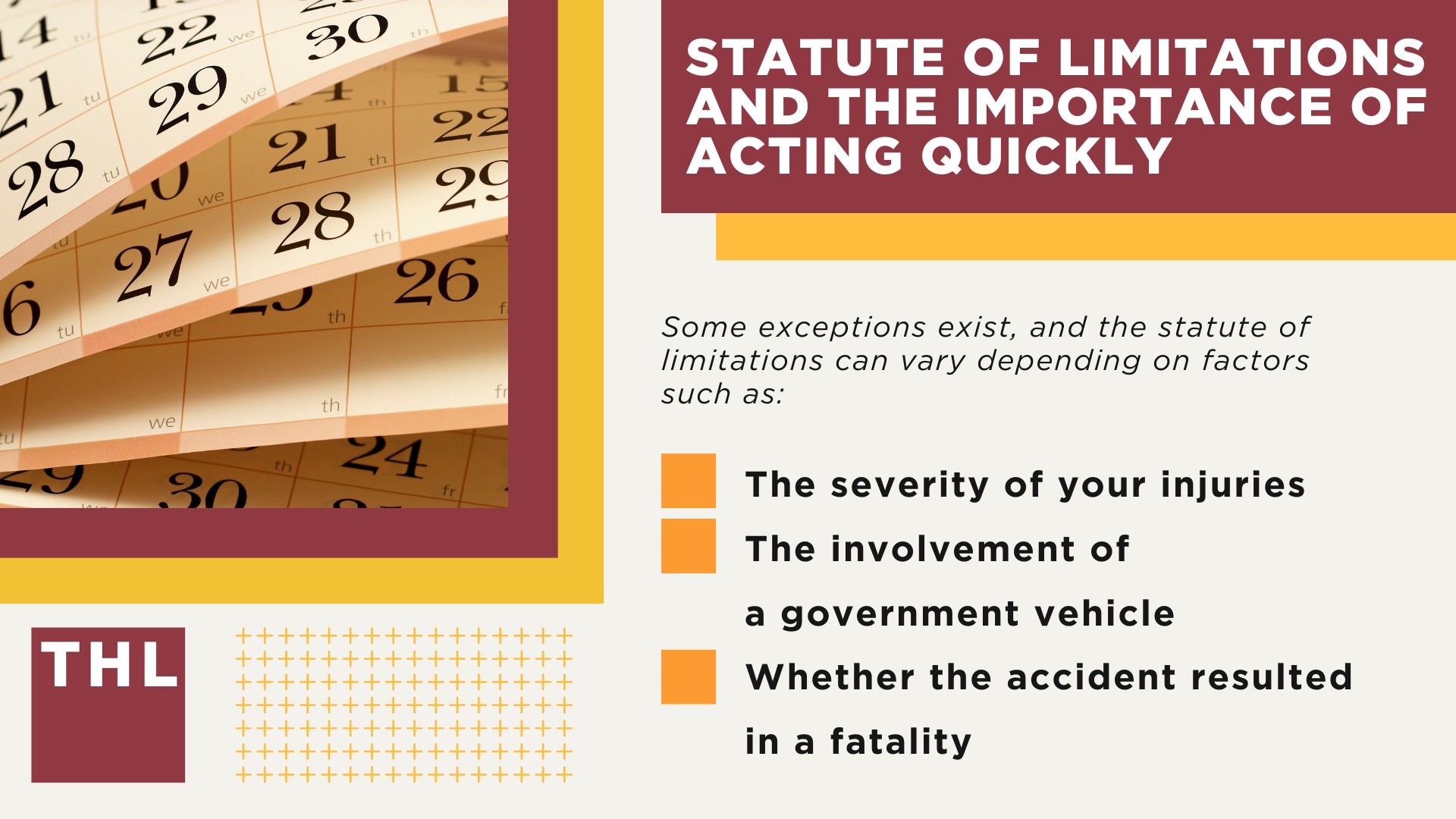 Statute of Limitations and the Importance of Acting Quickly