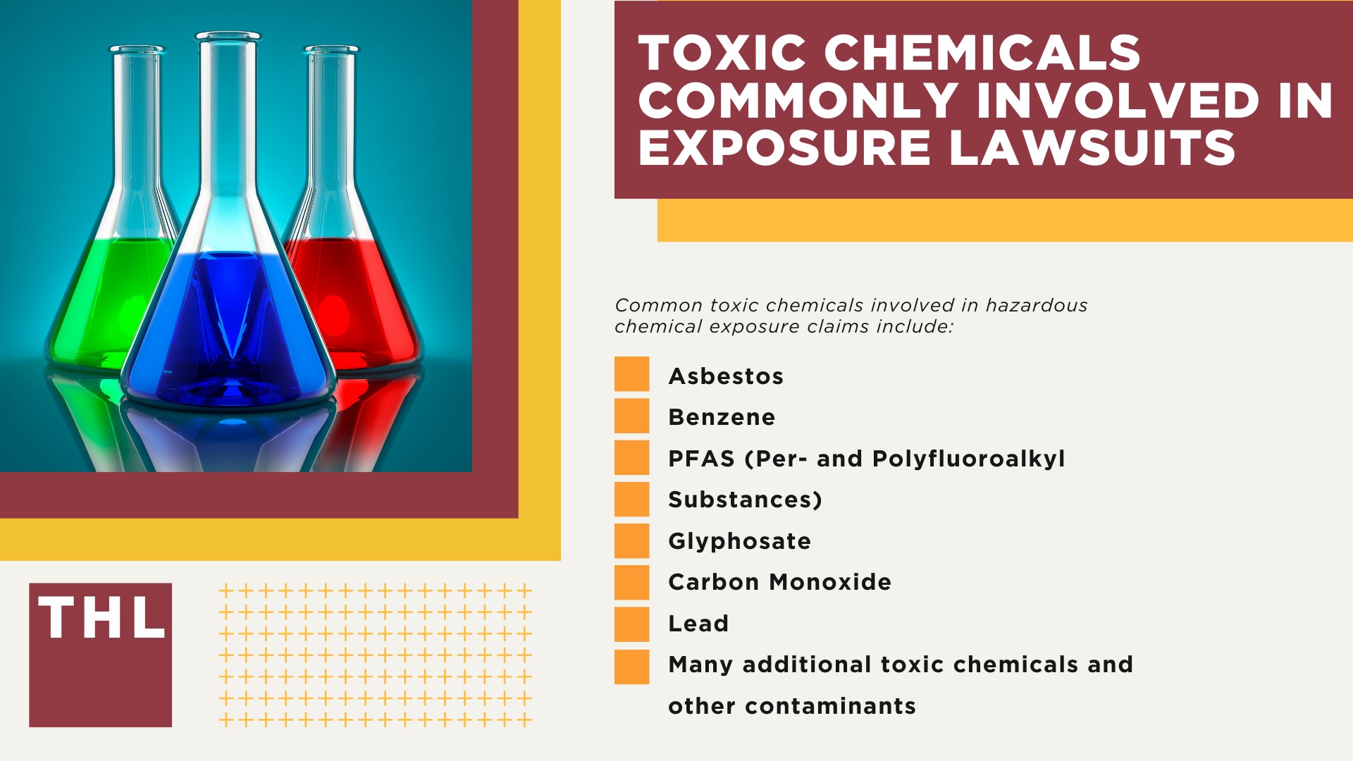 Toxic Chemicals Commonly Involved in Exposure Lawsuits