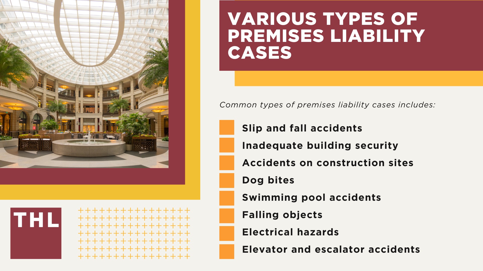 Various Types of Premises Liability Cases