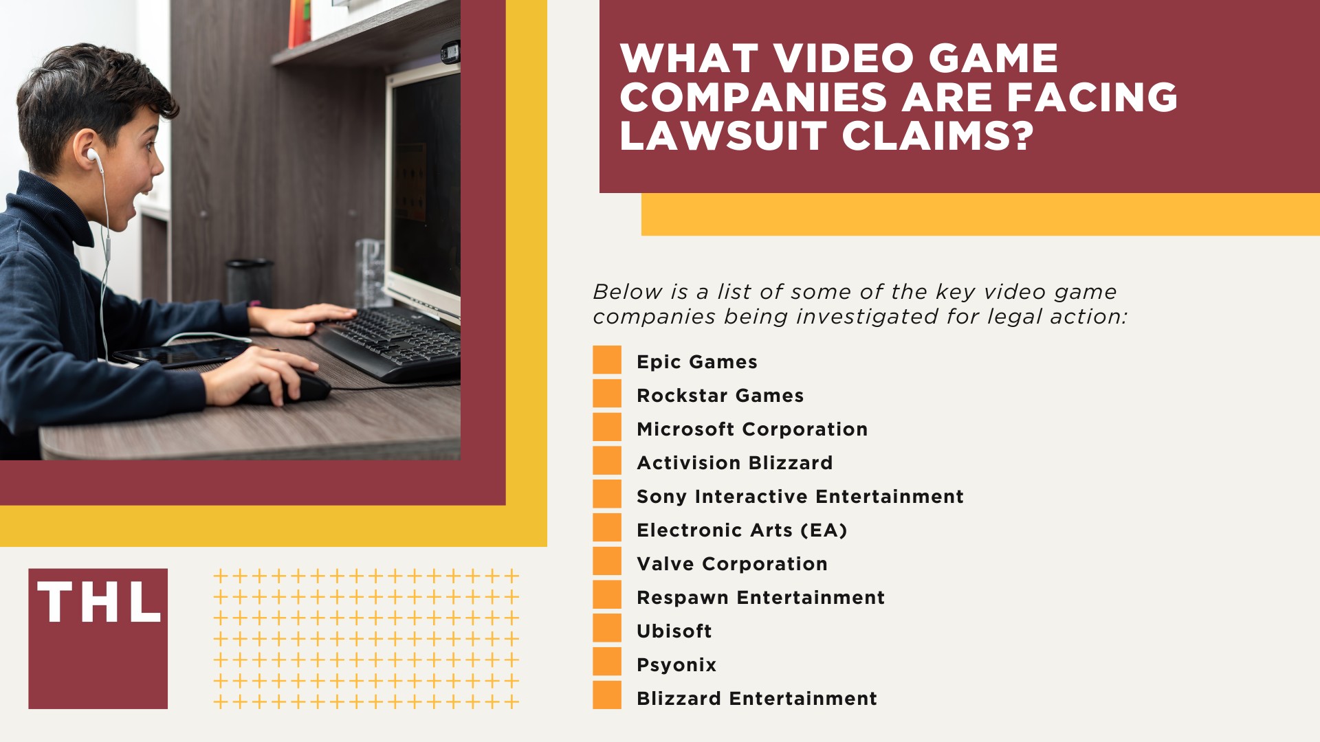 An Overview of the Video Game Lawsuits; Video Game Addiction Lawsuit Settlement Projections; What Video Game Companies are Facing Lawsuit Claims