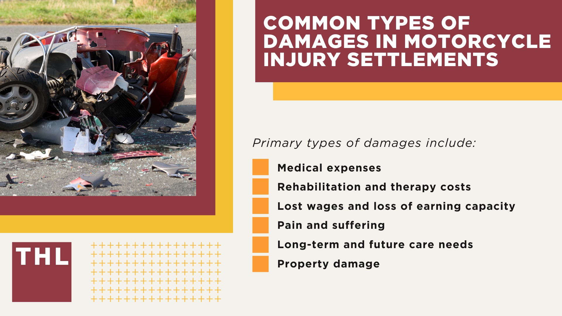 Common Types of Damages in Motorcycle Injury Settlements