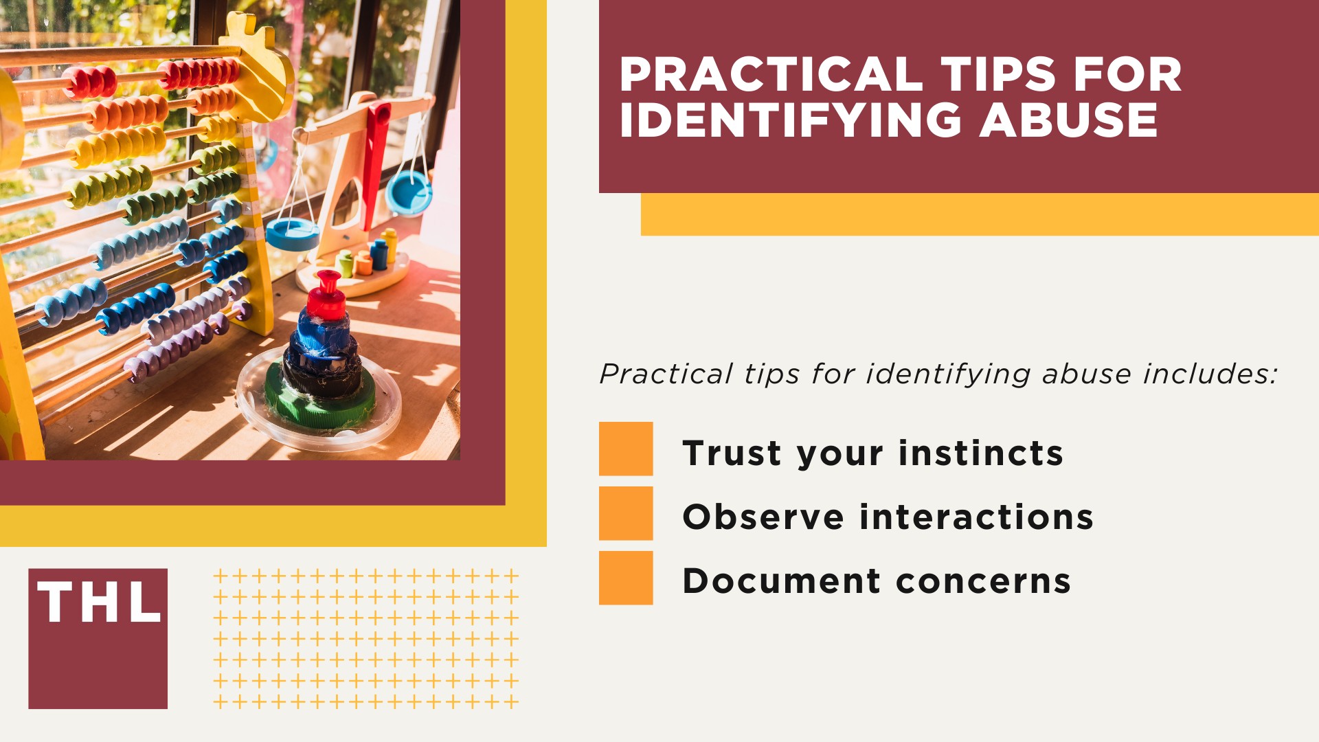 Identifying Types of Abuse in Daycare Centers