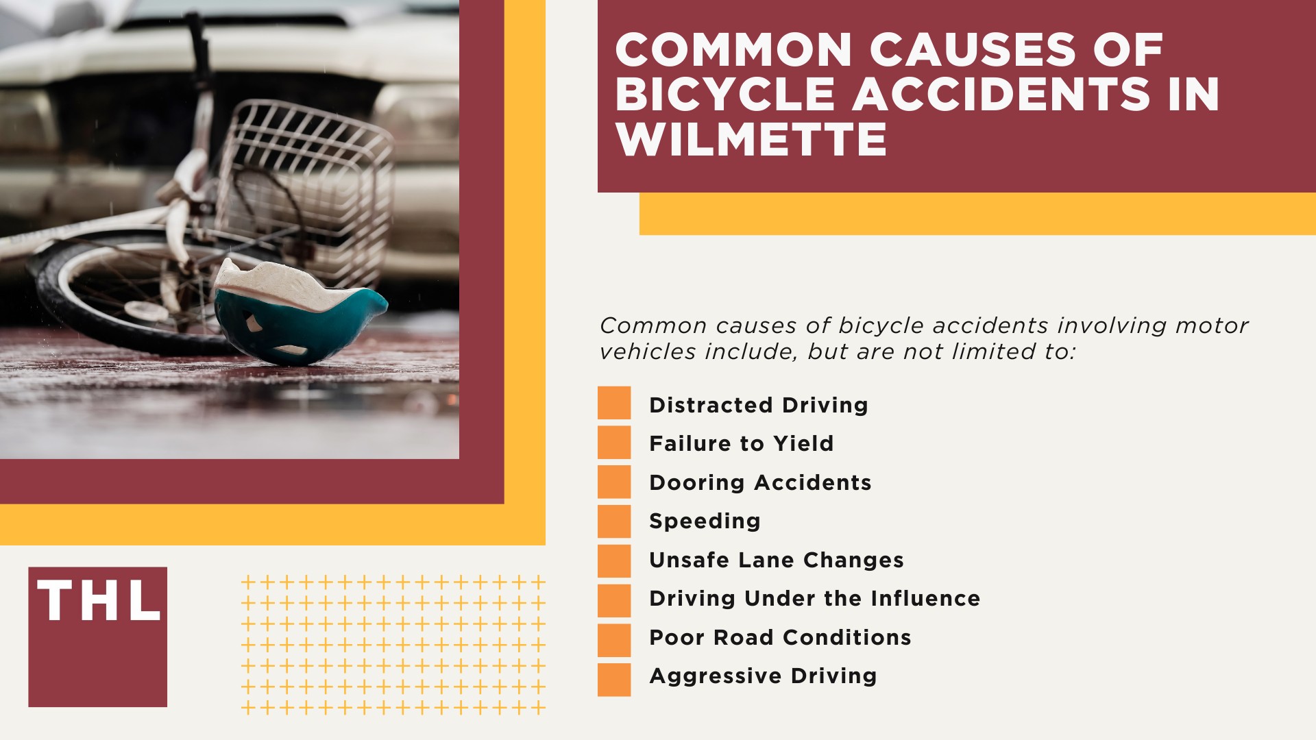Wilmette Bike Accident Lawyer; Meet Our Wilmette Bicycle Accident Lawyers; Our Founder and Wilmette Bicycle Accident Lawyer_ Tor Hoerman; How Much Does it Cost to Hire a Wilmette Bicycle Accident Lawyer; What To Do After a Bicycle Accident in Wilmette_ Steps to Take; Gathering Evidence for a Bicycle Accident Claim; Damages in Personal Injury Cases for Bike Accidents; Wilmette Bicycle Laws Explained; Common Bicycle Accident Injuries; Common Causes of Bicycle Accidents in Westmont