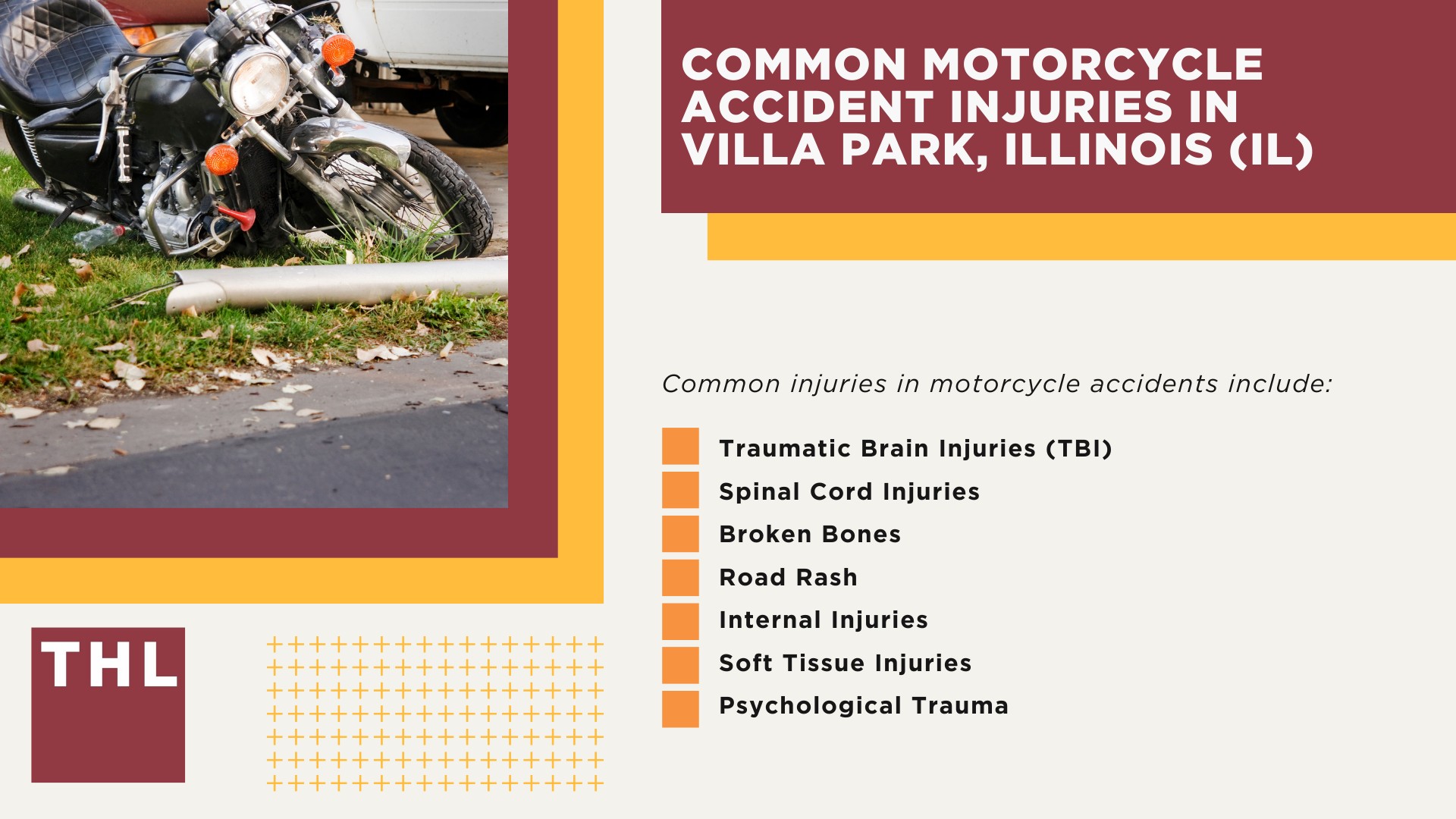 Villa Park Motorcycle Accident Lawyer; Meet Our Villa Park Motorcycle Accident Lawyers; Our Founder and Experienced Villa Park Motorcycle Accident Lawyer_ Tor Hoerman; Our Villa Park Motorcycle Accident Lawyers Get Results; How Much Does it Cost to Hire a Villa Park Motorcycle Accident Lawyer; Steps to Take After a Motorcycle Accident in Villa Park; Evidence in Motorcycle Accident Cases; Damages in a Villa Park Motorcycle Accident Claim; The Legal Process for Motorcycle Accident Claims in Villa Park; Common Motorcycle Accident Injuries in Villa Park, Illinois (IL)