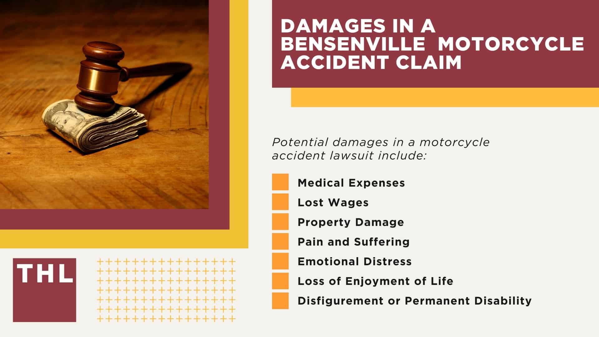 Bensenville Motorcycle Accident Lawyer; Meet Our Bensenville Motorcycle Accident Lawyers; Our Founder and Experienced Bensenville Motorcycle Accident Lawyer_ Tor Hoerman; Our Bensenville Motorcycle Accident Lawyers Get Results; How Much Does it Cost to Hire a Bensenville Motorcycle Accident Lawyer; Steps to Take After a Motorcycle Accident in Bensenville; Evidence in Motorcycle Accident Cases; Damages in a Bensenville Motorcycle Accident Claim