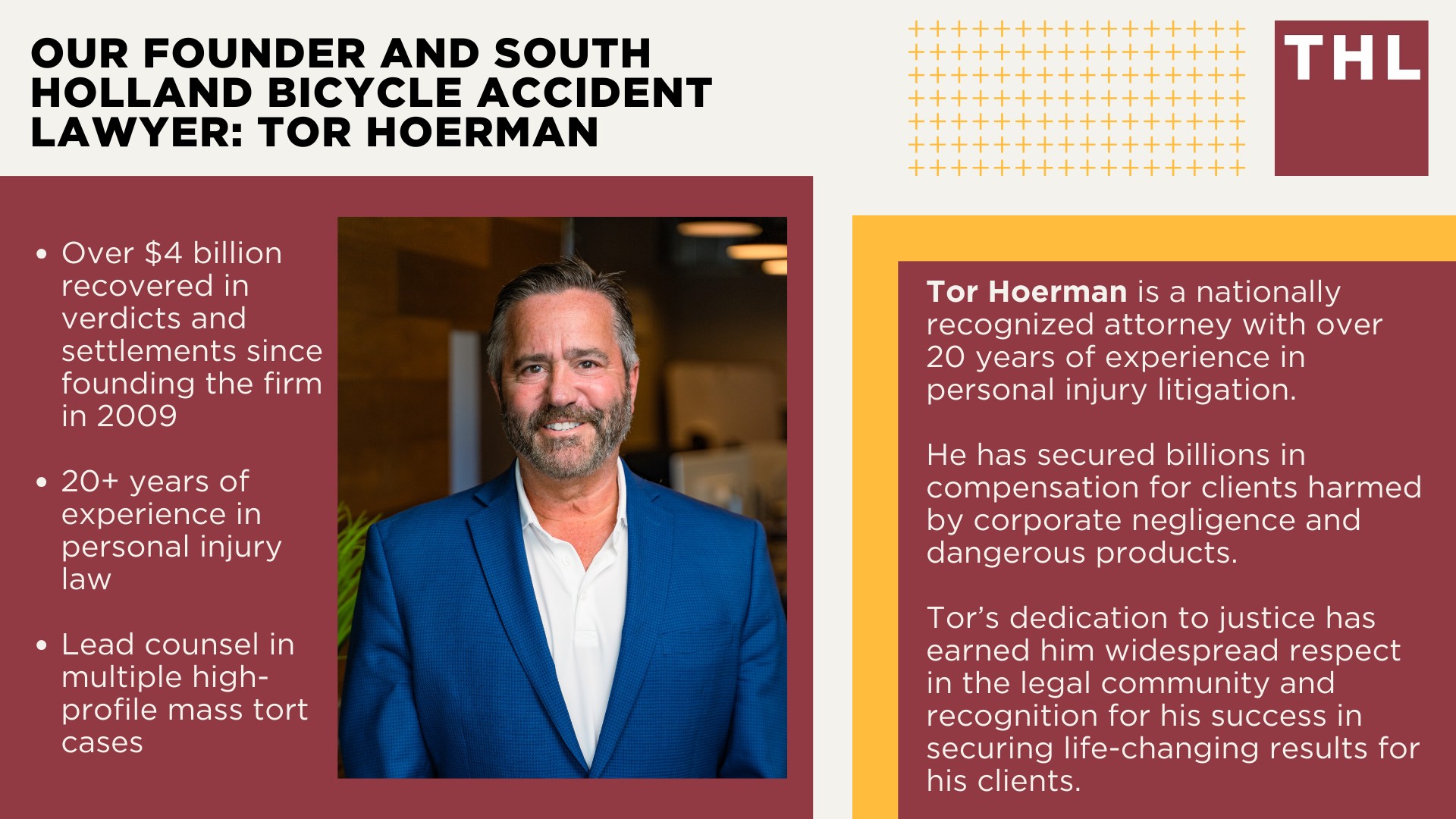 South Holland Bike Accident Lawyer; Meet Our South Holland Bicycle Accident Lawyers; Our Founder and South Holland Bicycle Accident Lawyer_ Tor Hoerman