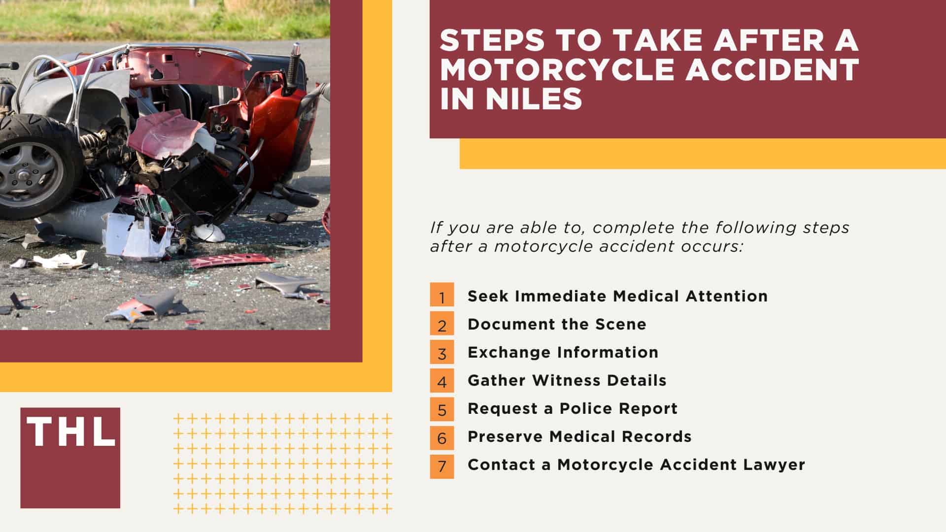 Niles Motorcycle Accident Lawyer; Meet Our Niles Motorcycle Accident Lawyers; Our Founder and Experienced Niles Motorcycle Accident Lawyer_ Tor Hoerman; Our Niles Motorcycle Accident Lawyers Get Results; How Much Does it Cost to Hire a Niles Motorcycle Accident Lawyer; Steps to Take After a Motorcycle Accident in Niles