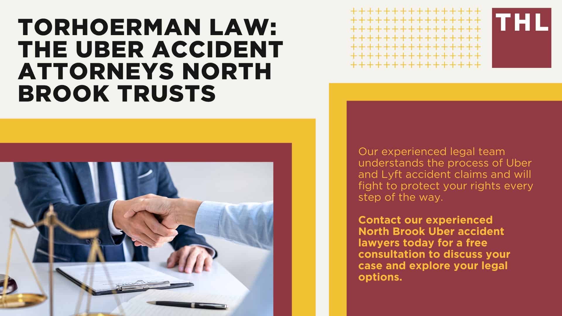 North Brook Uber Accident Lawyer; Meet Our Team of North Brook Uber Accident Lawyers; Our Founder and Experienced North Brook Uber Accident Lawyer_ Tor Hoerman; How Much Does it Cost to Hire an Uber Accident Attorney; What to Do After an Uber Accident in North Brook_ Steps to Take; Can I Sue Uber or Lyft for My Injuries in a Rideshare Accident; What is the Legal Process for Uber or Lyft Accident Claims in North Brook; Gathering Evidence for an Uber Accident Lawsuit; Damages in Rideshare Accident Cases; TorHoerman Law_ The Uber Accident Attorneys North Brook Trusts