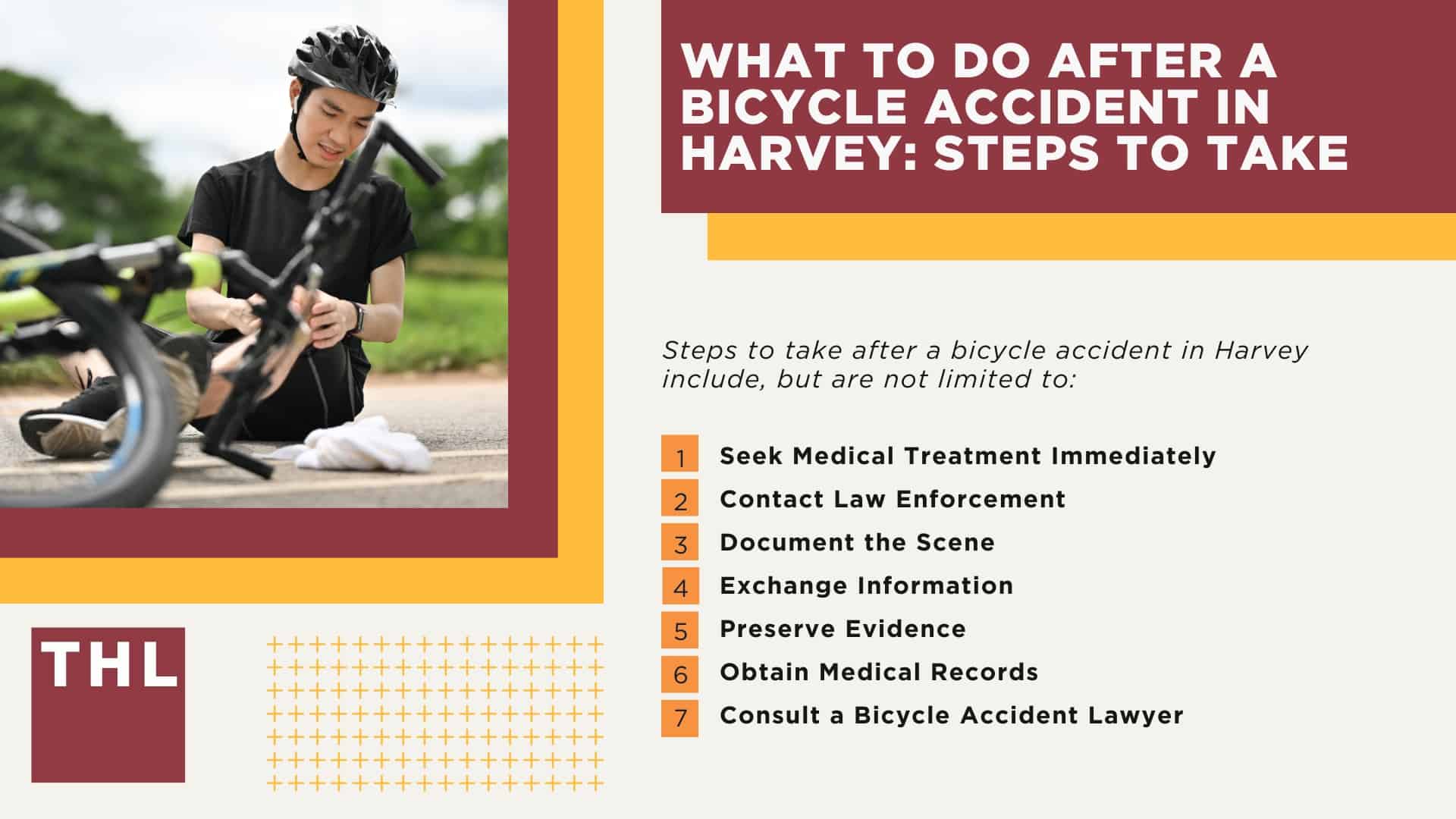 Harvey Bike Accident Lawyer; Meet Our Harvey Bicycle Accident Lawyers; Our Founder and Harvey Bicycle Accident Lawyer_ Tor Hoerman; How Much Does it Cost to Hire a Harvey Bicycle Accident Lawyer; What To Do After a Bicycle Accident in Harvey_ Steps to Take