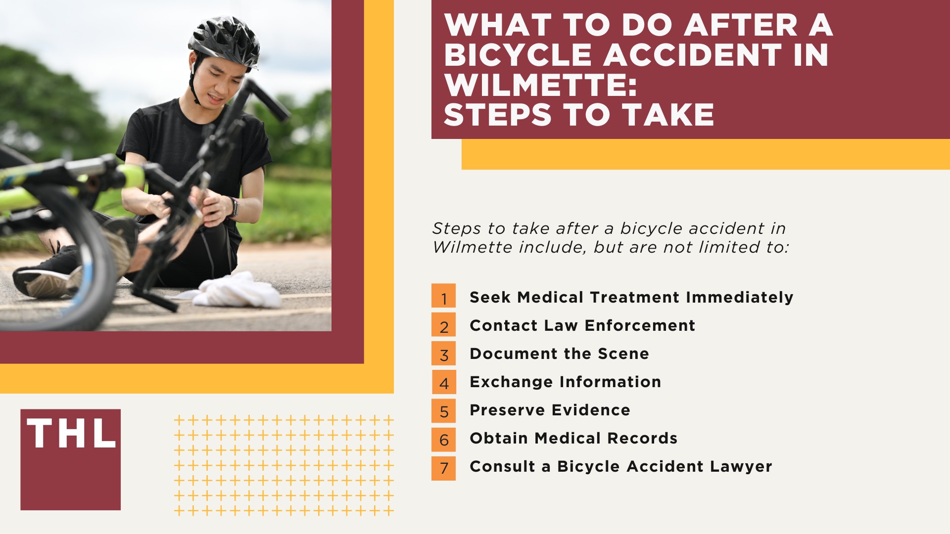 Wilmette Bike Accident Lawyer; Meet Our Wilmette Bicycle Accident Lawyers; Our Founder and Wilmette Bicycle Accident Lawyer_ Tor Hoerman; How Much Does it Cost to Hire a Wilmette Bicycle Accident Lawyer; What To Do After a Bicycle Accident in Wilmette_ Steps to Take