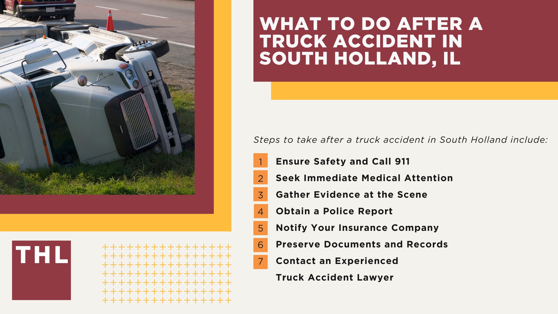South Holland Truck Accident Lawyer; How Can a South Holland Truck Accident Lawyer from TorHoerman Law Help You (2); Meet Our South Holland Truck Accident Attorneys; Our Founder and Experienced Truck Accident Lawyer_ Tor Hoerman; Our South Holland Truck Accident Lawyers Get Results; What To Do After a Truck Accident in South Holland, IL