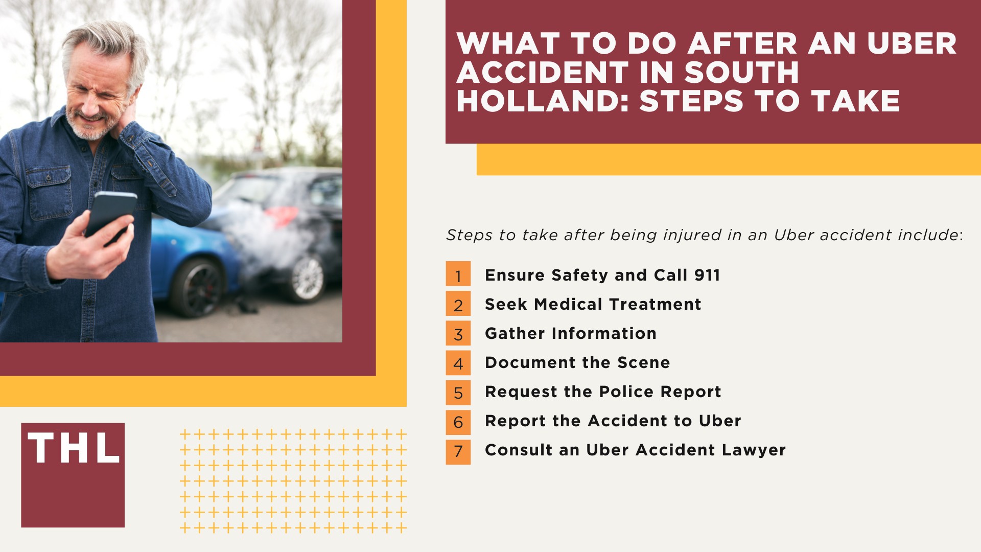 TorHoerman Law_ Your Trusted South Holland Truck Accident Lawyers; South Holland Uber Accident Lawyer; Meet Our Team of South Holland Uber Accident Lawyers; Our Founder and Experienced South Holland Uber Accident Lawyer_ Tor Hoerman; How Much Does it Cost to Hire an Uber Accident Attorney; What to Do After an Uber Accident in South Holland_ Steps to Take