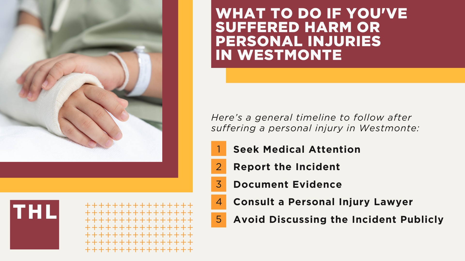 Personal Injury Lawyer Westmonte; Meet Our Westmonte Personal Injury Lawyers; Our Founder and Experienced Westmonte Personal Injury Lawyer_ Tor Hoerman; How Much Does it Cost to Hire a Westmonte Personal Injury Attorney from TorHoerman Law; Types of Personal Injury Cases We Handle at TorHoerman Law; The Legal Process for Filing a Personal Injury Case in Westmonte, IL; What is the Statute of Limitations for Personal Injury Cases in Illinois; What to Do If You've Suffered Harm or Personal Injuries in Westmonte