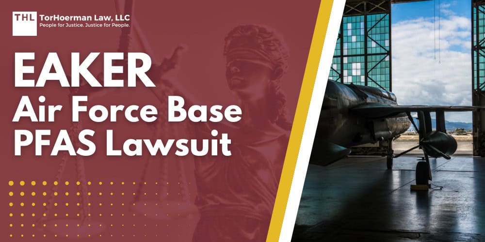 Eaker Air Force Base PFAS Lawsuit; PFAS Chemicals at Dangerous Levels in Eaker Air Force Base Water; What are PFAS Chemicals and Why are they Dangerous?; Key Features of PFAS; Pathways of PFAS Contamination; Populations at Higher Risk; Health Risks Associated with PFAS Exposure; Environmental Impacts of PFAS; Challenges in Addressing PFAS; Why Are PFAS a Critical Concern; Steps Toward Addressing PFAS; PFAS Litigation_ An Overview; Who Are Potential Defendants in PFAS Lawsuits; Do You Qualify for a Scott Air Force Base PFAS Lawsuit; Gathering Evidence for a PFAS Claim; TorHoerman Law_ Investigating PFAS Lawsuits at Eaker Air Force Base