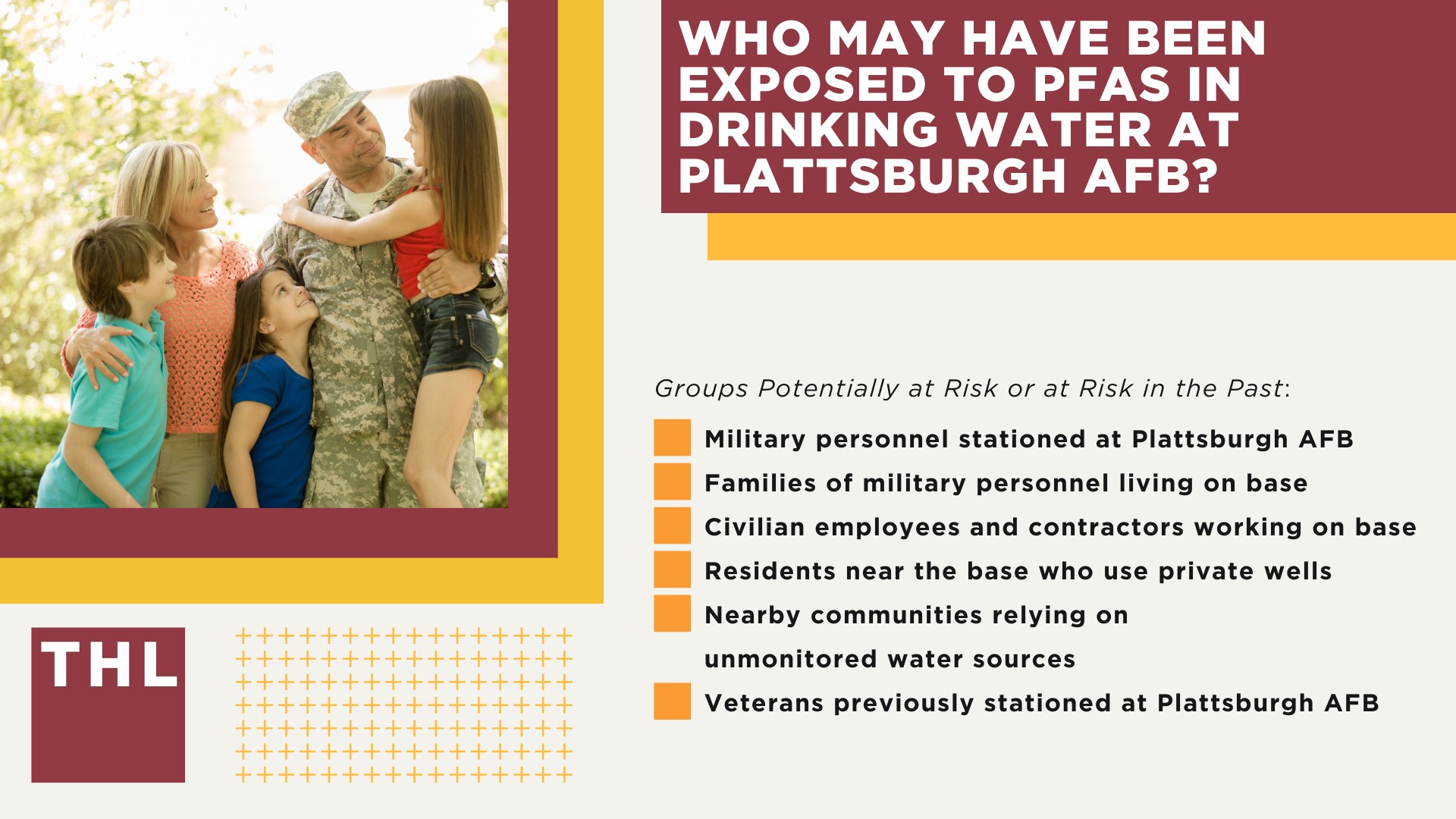 PFAS Chemicals at Dangerous Levels in Plattsburgh AFB Groundwater; Who May Have Been Exposed to PFAS in Drinking Water at Plattsburgh AFB