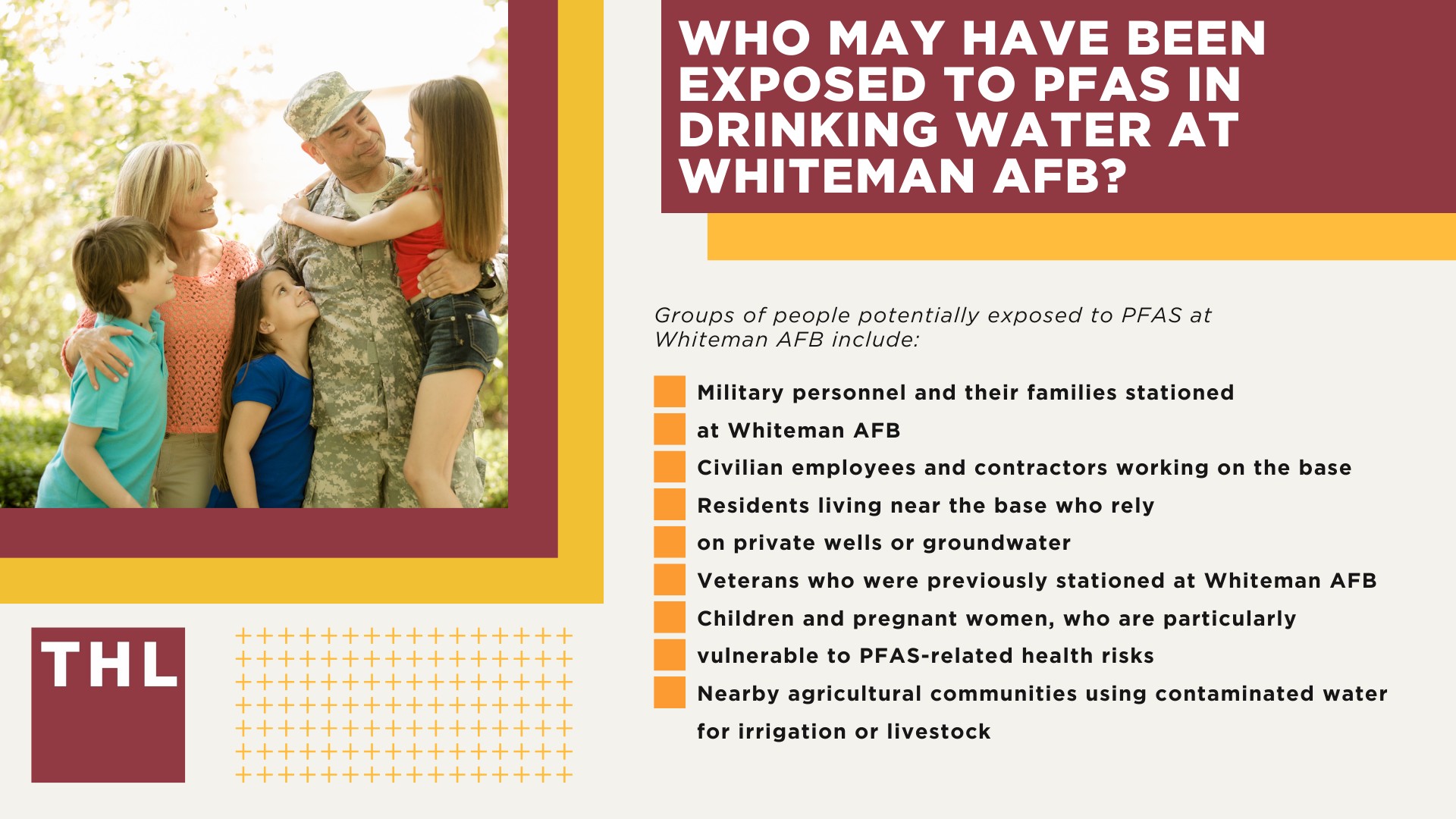PFAS Chemicals at Dangerous Levels in Whiteman AFB Groundwater; Who May Have Been Exposed to PFAS in Drinking Water at Whiteman AFB