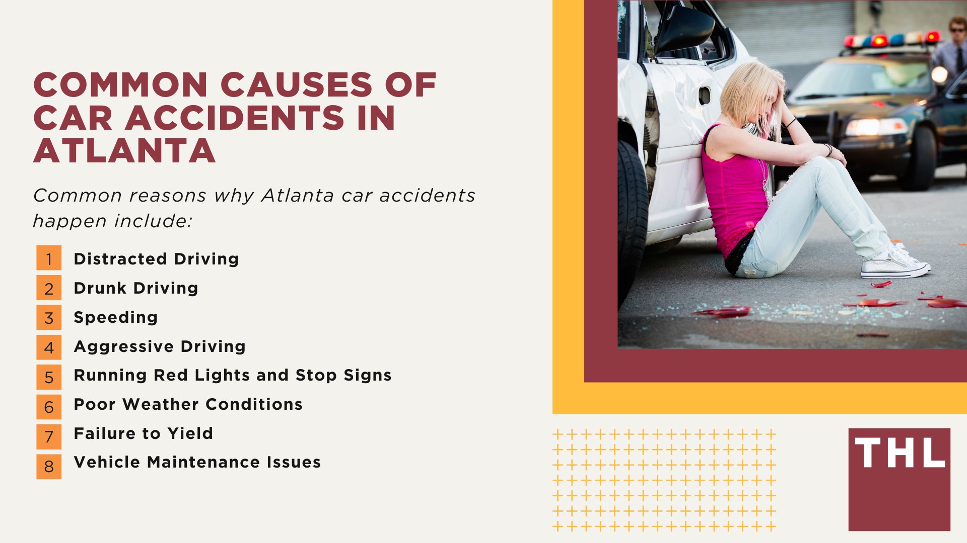 Meet Our Team of Atlanta Car Accident Lawyers; Our Founder and Experienced Personal Injury Attorney_ Tor Hoerman; What to Do After a Motor Vehicle Accident in Atlanta, GA; Gathering Evidence for a Car Accident Case; Damages in a Car Accident Case; The Legal Process for Atlanta Car Accident Claims Explained; Atlanta Car Accident Injuries; Common Causes of Car Accidents in Atlanta