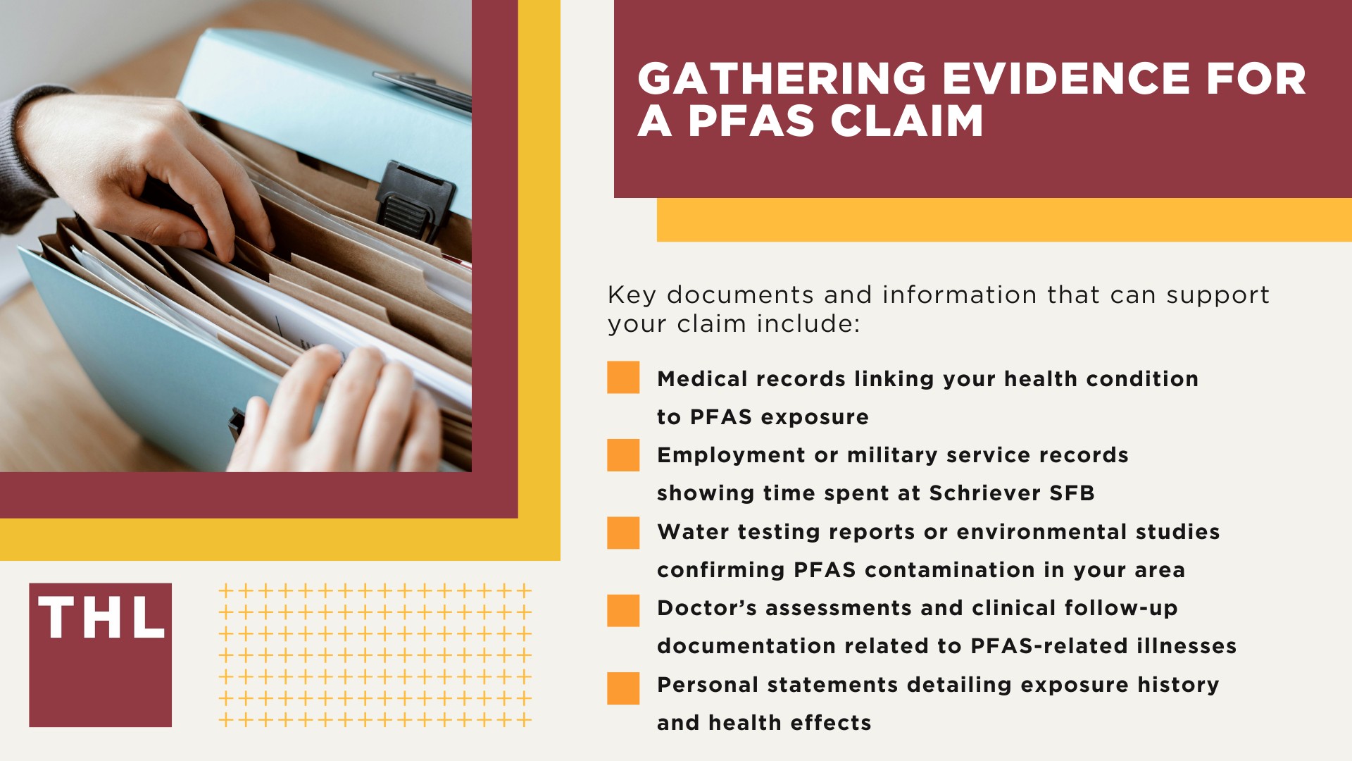 TorHoerman Law: Investigating PFAS Claims at Schriever SFB; PFAS Levels Detected at Schriever SFB; What Are PFAS Chemicals and What Makes Them Dangerous; Health Risks Associated With PFAS Exposure; PFAS Litigation An Overview; Do You Qualify For The Schriever SFB PFAS Lawsuit; Gathering Evidence for a PFAS Claim