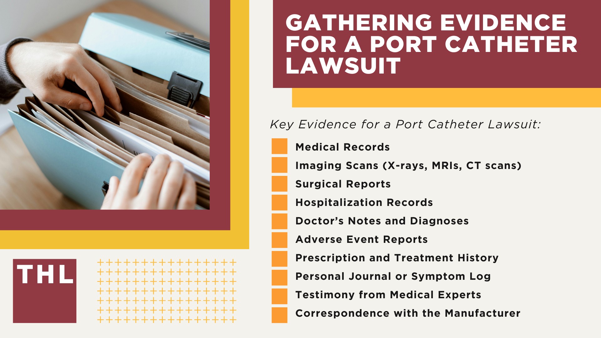 Port Catheter Lawsuits Filed Against Medical Device Manufacturers; Bard PowerPort Lawsuit Overview; AngioDynamics Port Catheter Lawsuit Overview; An Overview of Health Risks Posed by Port Catheter Devices; Do You Qualify for a Port Catheter Lawsuit; Gathering Evidence for a Port Catheter Lawsuit