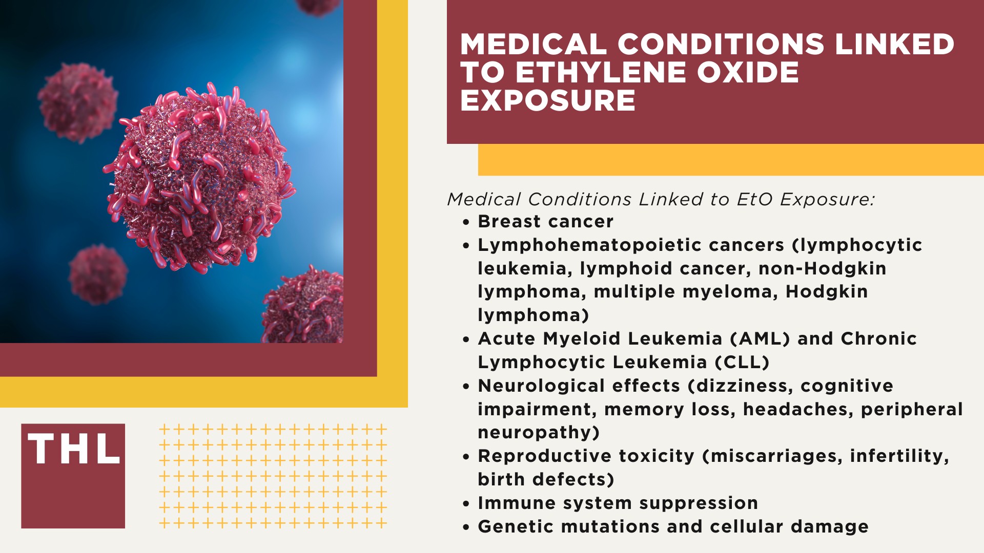 Sterigenics Atlanta Lawsuit Overview; Medical Conditions Linked to Ethylene Oxide Exposure
