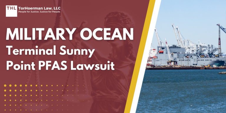 Military Ocean Terminal Sunny Point PFAS Lawsuit; PFAS Contamination at Military Ocean Terminal Sunny Point; PFAS Contamination at Military Ocean Terminal Sunny Point (2); PFAS Chemicals_ An Overview; Health Risks Posed by PFAS Exposure; Do You Qualify for a Military Ocean Terminal Sunny Point PFAS Lawsuit; Gathering Evidence for a PFAS Claim; TorHoerman Law_ Investigating PFAS Lawsuits at Military Ocean Terminal Sunny Point