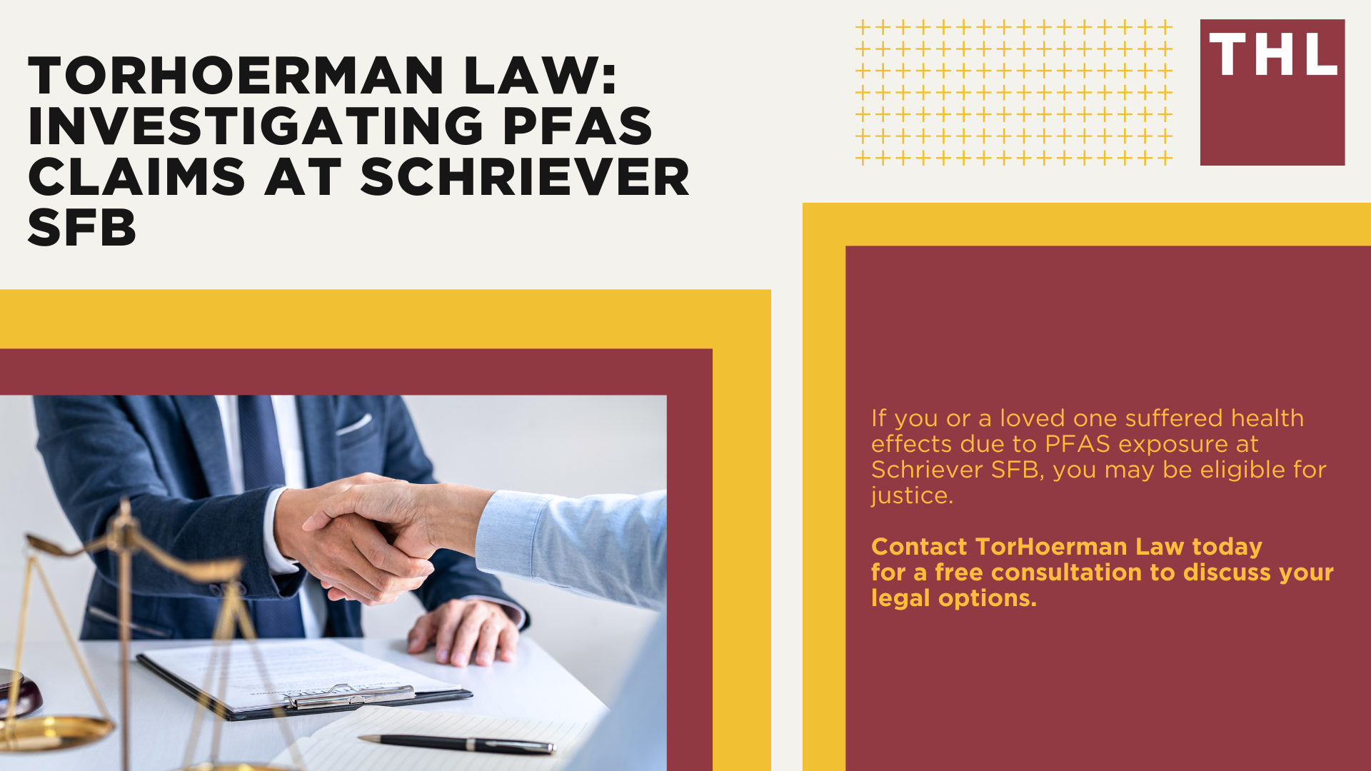 TorHoerman Law: Investigating PFAS Claims at Schriever SFB; PFAS Levels Detected at Schriever SFB; What Are PFAS Chemicals and What Makes Them Dangerous; Health Risks Associated With PFAS Exposure; PFAS Litigation An Overview; Do You Qualify For The Schriever SFB PFAS Lawsuit; Gathering Evidence for a PFAS Claim; TorHoerman Law Investigating PFAS Claims at Schriever SFB