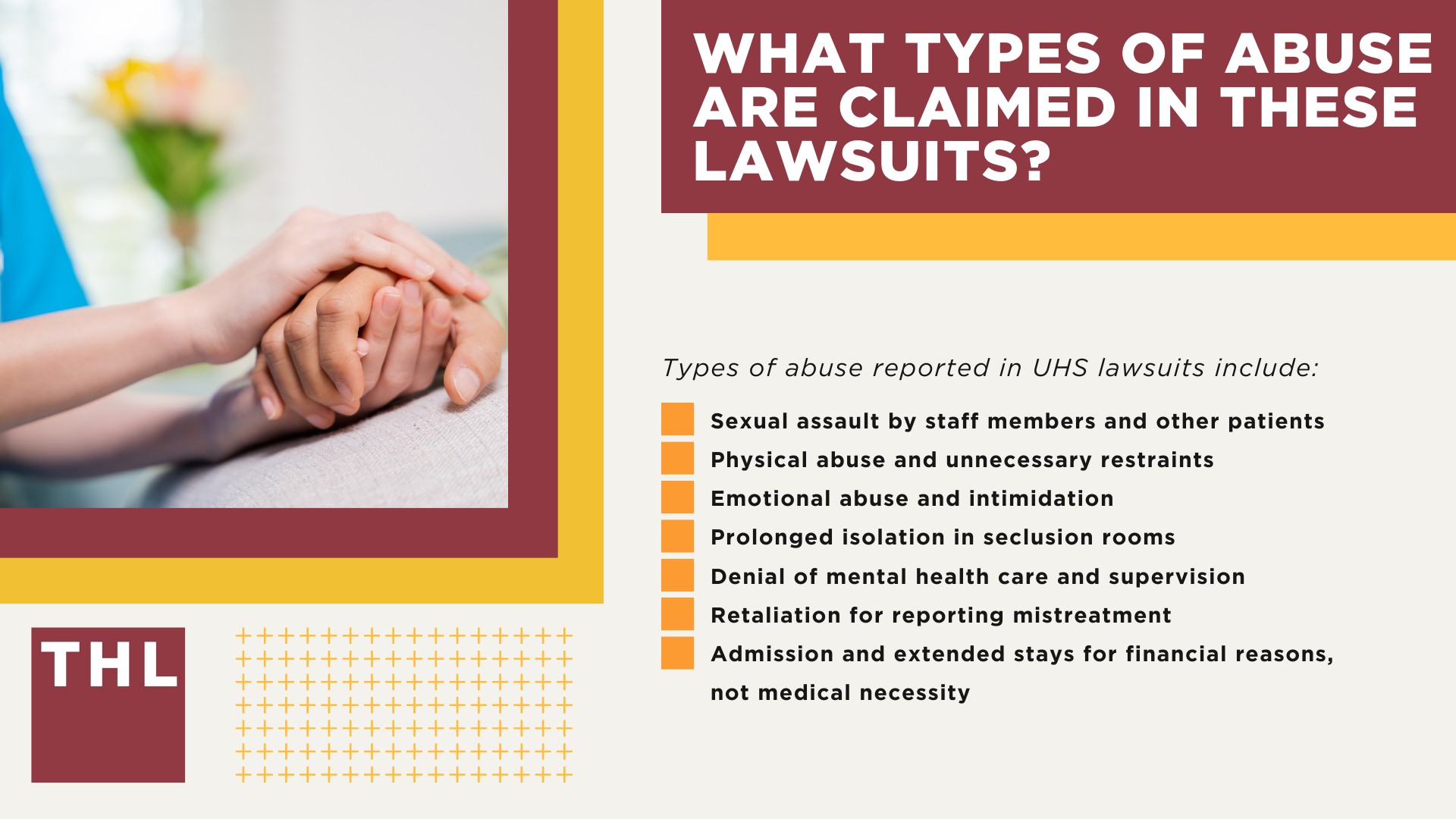 An Overview of the Universal Health Services Lawsuit Investigation; What Mental Hospitals and Psychiatric Facilities are Named in Lawsuits; What Types of Abuse are Claimed in These Lawsuits