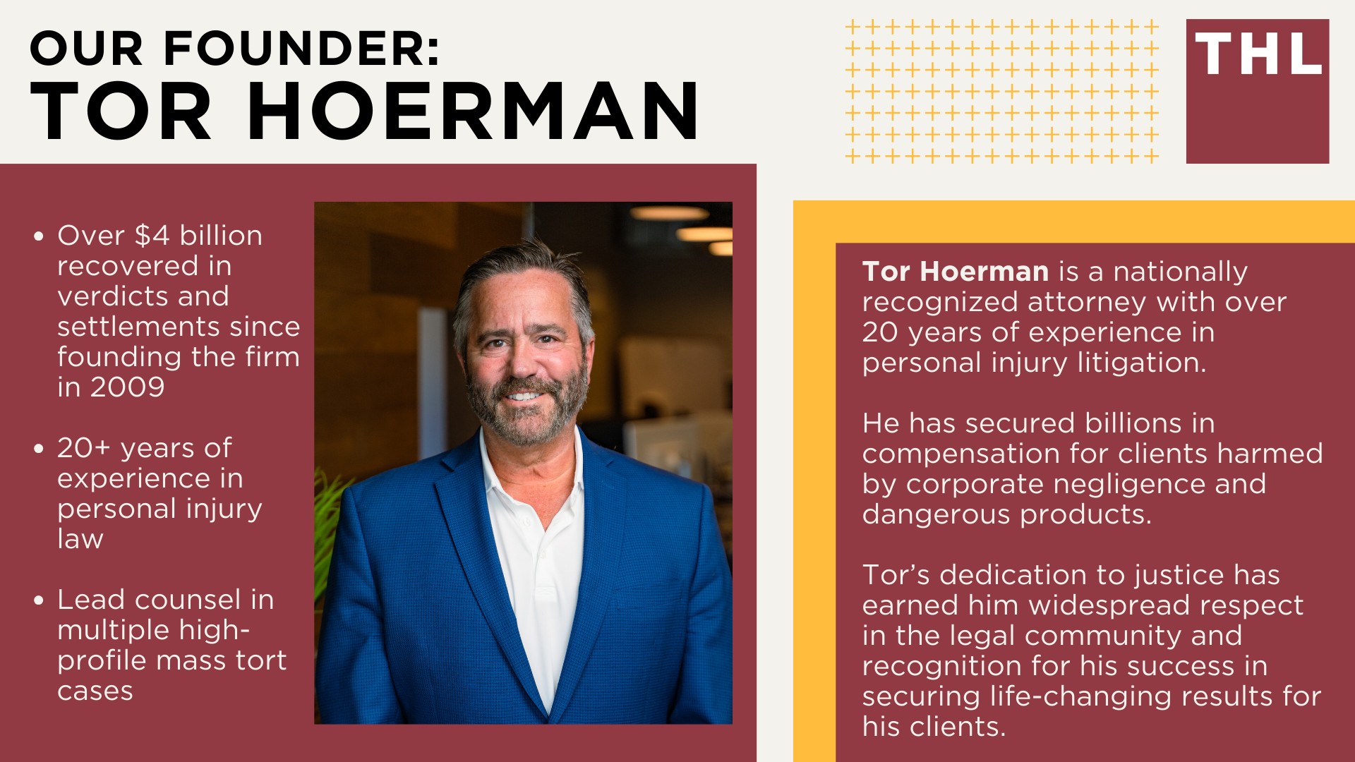 The #1 Atlanta Nursing Home Abuse; Our Founder and Experienced Personal Injury Attorney: Tor Hoerman Lawyer