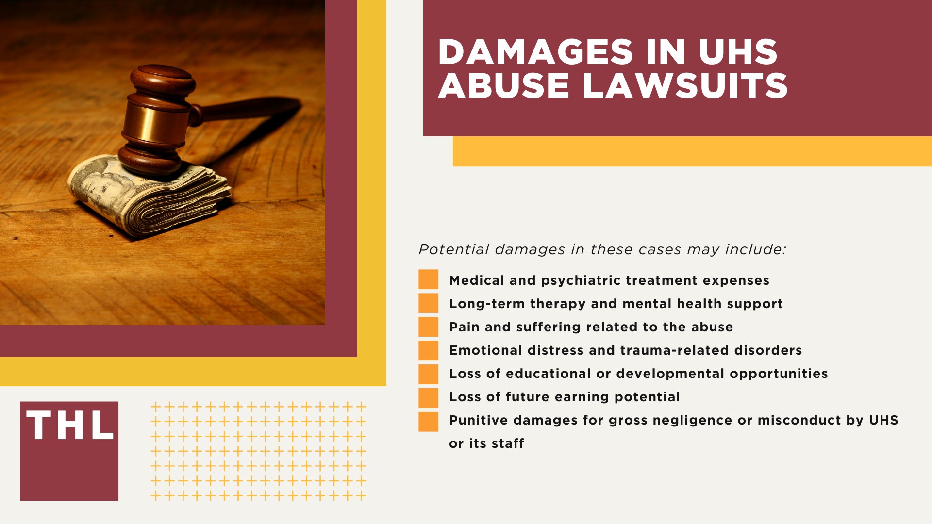 An Overview of the Streamwood Hospital Abuse Lawsuit; Gathering Evidence for the Streamwood Behavioral Health Hospital Lawsuit; Damages in UHS Abuse Lawsuits