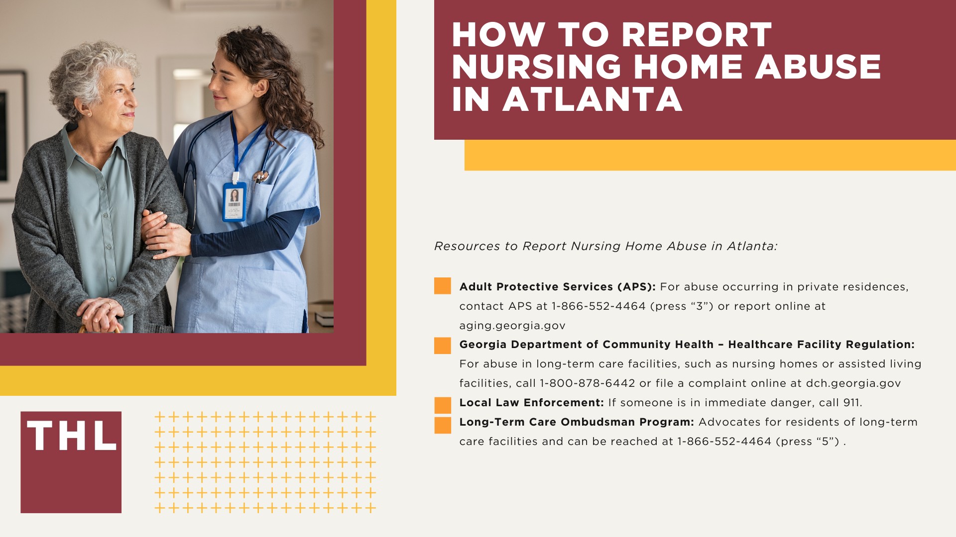 The #1 Atlanta Nursing Home Abuse; Our Founder and Experienced Personal Injury Attorney: Tor Hoerman Lawyer; What To Do If You Suspect Nursing Home Abuse or Neglect in Atlanta_ Steps to Take; How To Report Nursing Home Abuse in Atlanta