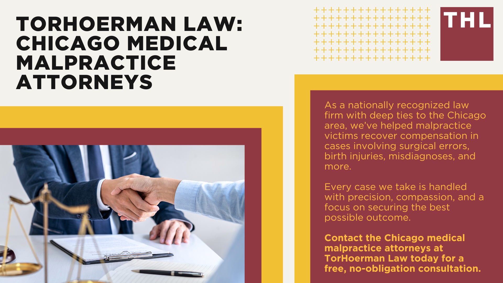 Meet Our Team of Chicago Medical Malpractice Lawyers; What To Do If You Suspect Medical Malpractice or Medical Negligence in Chicago; Gathering Evidence for a Medical Malpractice Case; Medical Malpractice Damages_ What Can You Claim; The Legal Process for Medical Malpractice Claims in Illinois; Who Can Be Sued for Medical Malpractice in Illinois; Common Examples of Medical Malpractice and Medical Negligence; Potential Injuries Resulting from Medical Malpractice and Medical Negligence; Do You Qualify for a Medical Malpractice Lawsuit; TorHoerman Law_ Chicago Medical Malpractice Attorneys